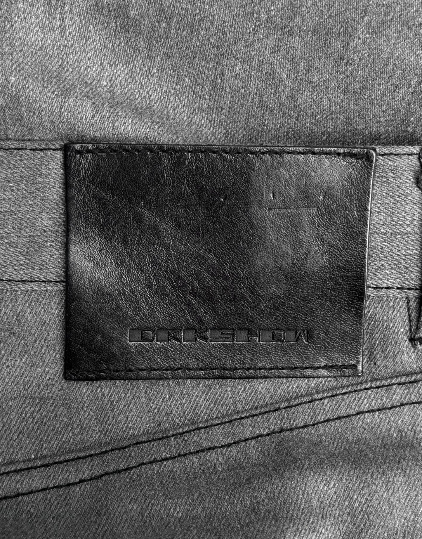 Rick Owens DRKSHDW SS23 “EDFU” 16oz Japanese Raw Selvedge Flare ‘Jim Cut’ Denim