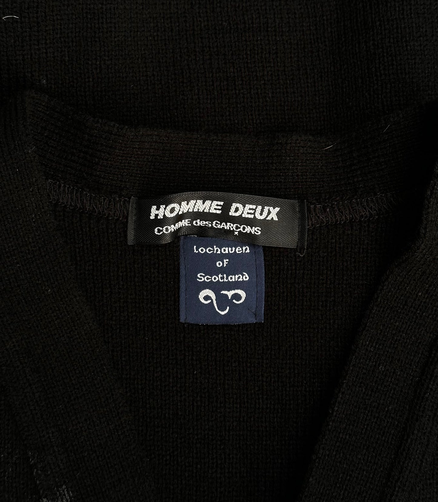 COMME des GARÇONS HOMME DEUX AW19 “Lochaven of Scotland” Hand-painted Knit Vest