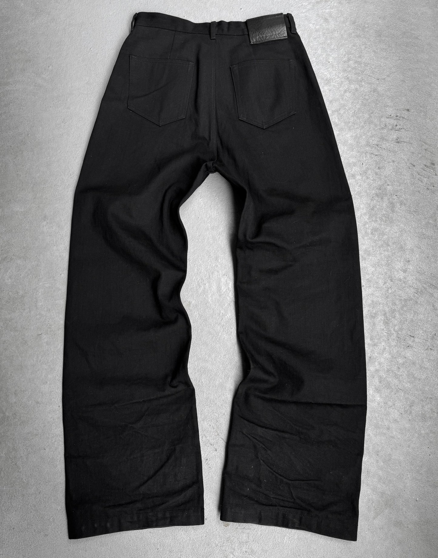 Rick Owens DRKSHDW AW22 “STROBE” 16oz Japanese Heavyweight Cotton ‘Geth Cut’ Wide Leg Denim