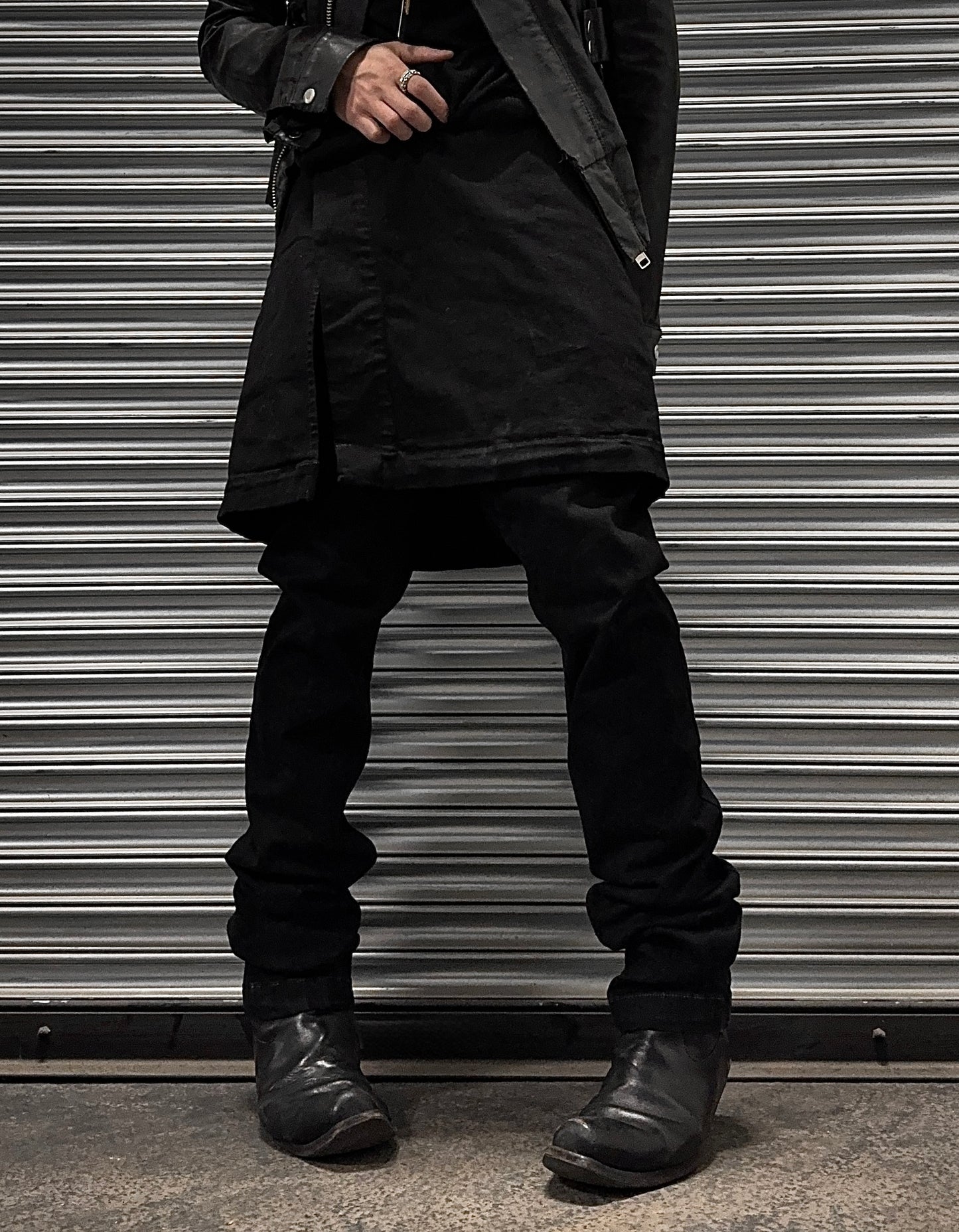 Rick Owens DRKSHDW AW16 “MASTODON” Gladiator Kilt Layer Denim