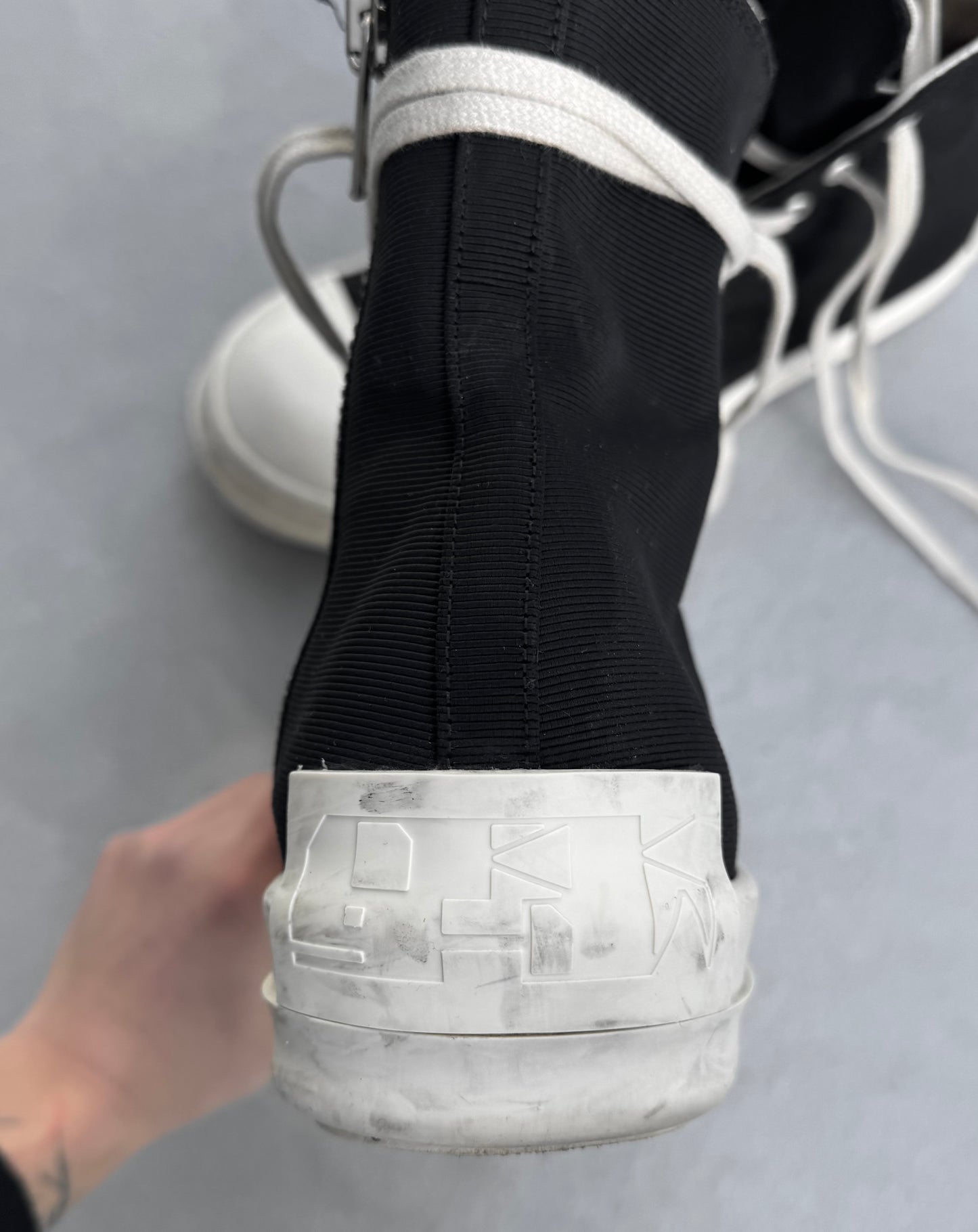 Rick Owens DRKSHDW AW22 “STROBE” Nylon Ramones Sneakers
