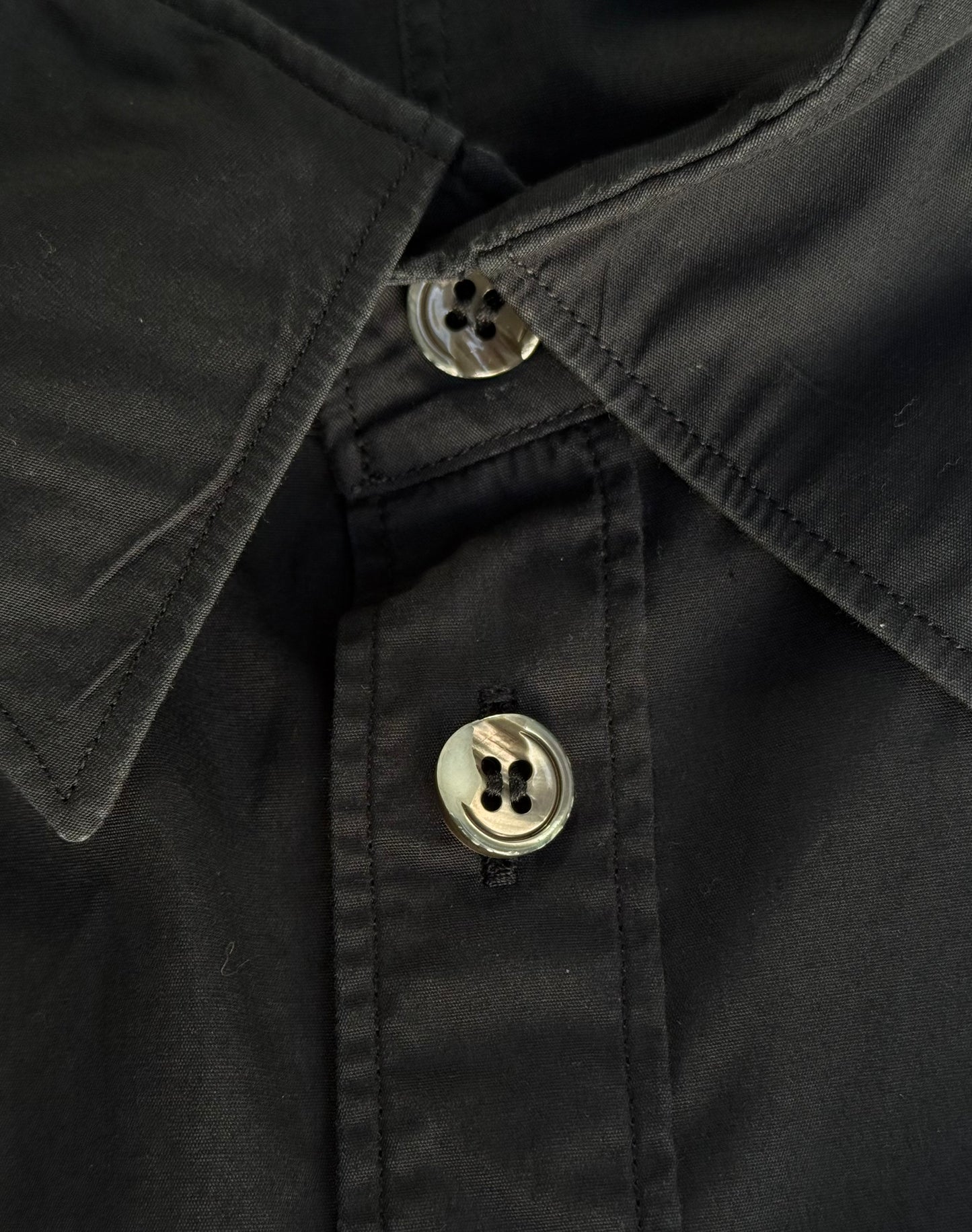 Carol Christian Poell 2010 'CM/2612-IN THSHWH/11' Dead-End Button-Up Shirt detail | DRIEW GARMENTS