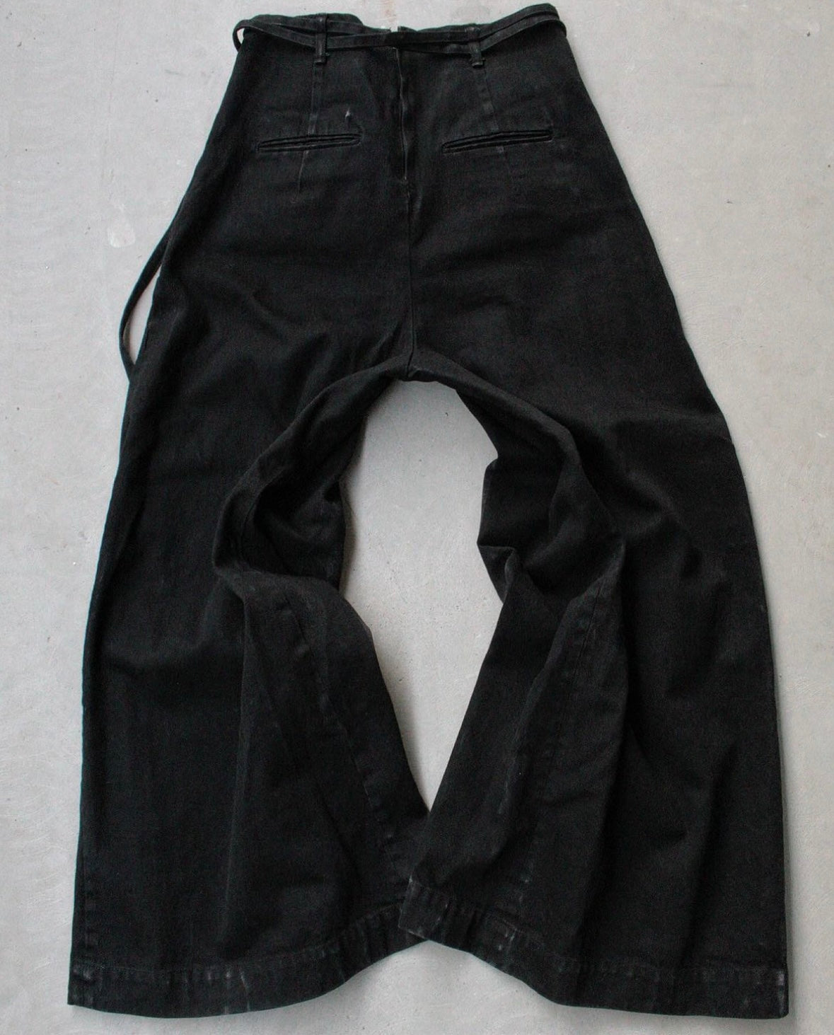 Mihara Yasuhiro AW12 Pleated Wide Leg Cut Denim