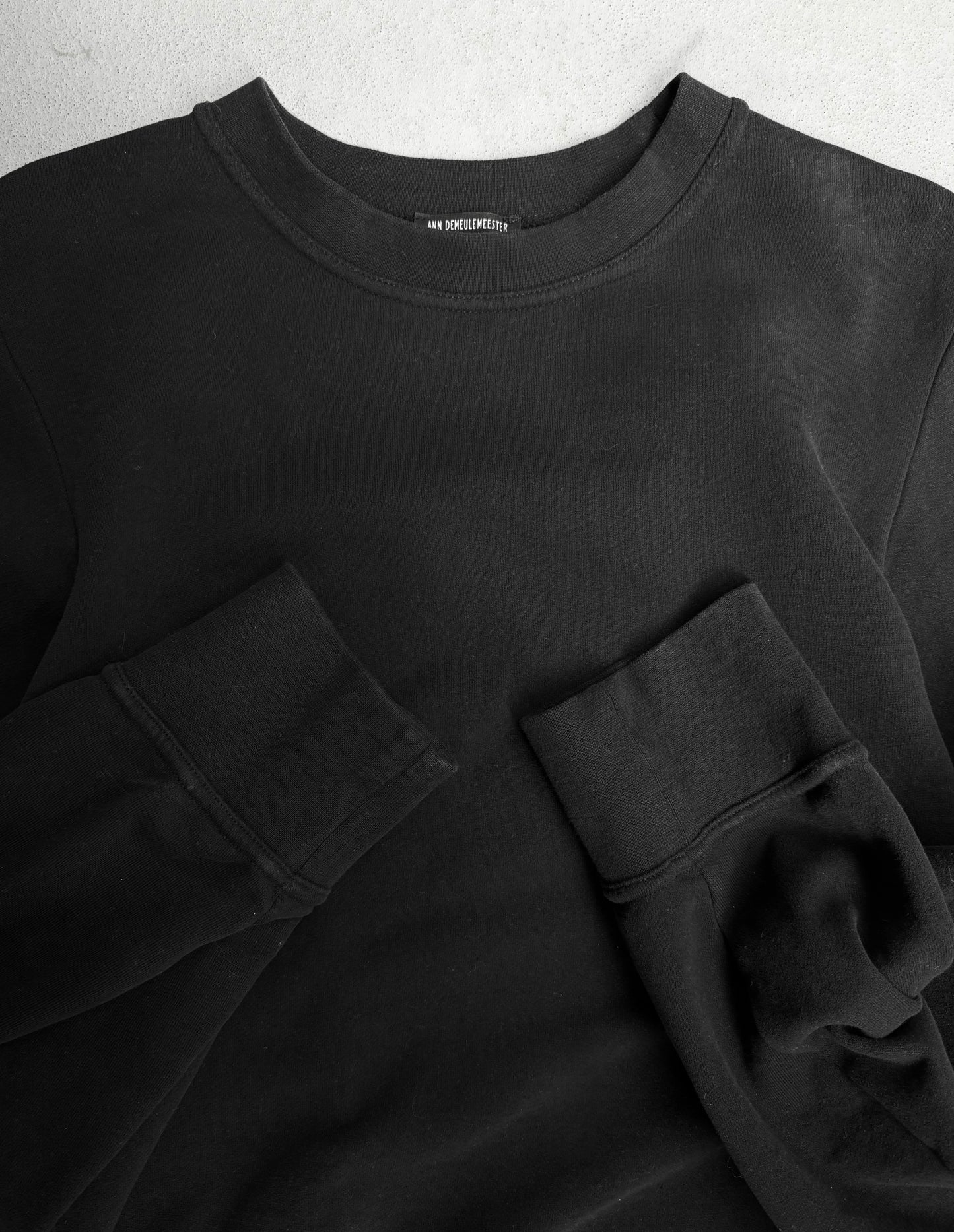 Ann Demeulemeester AW18 Adjustable Straps Oversized Sweatshirt