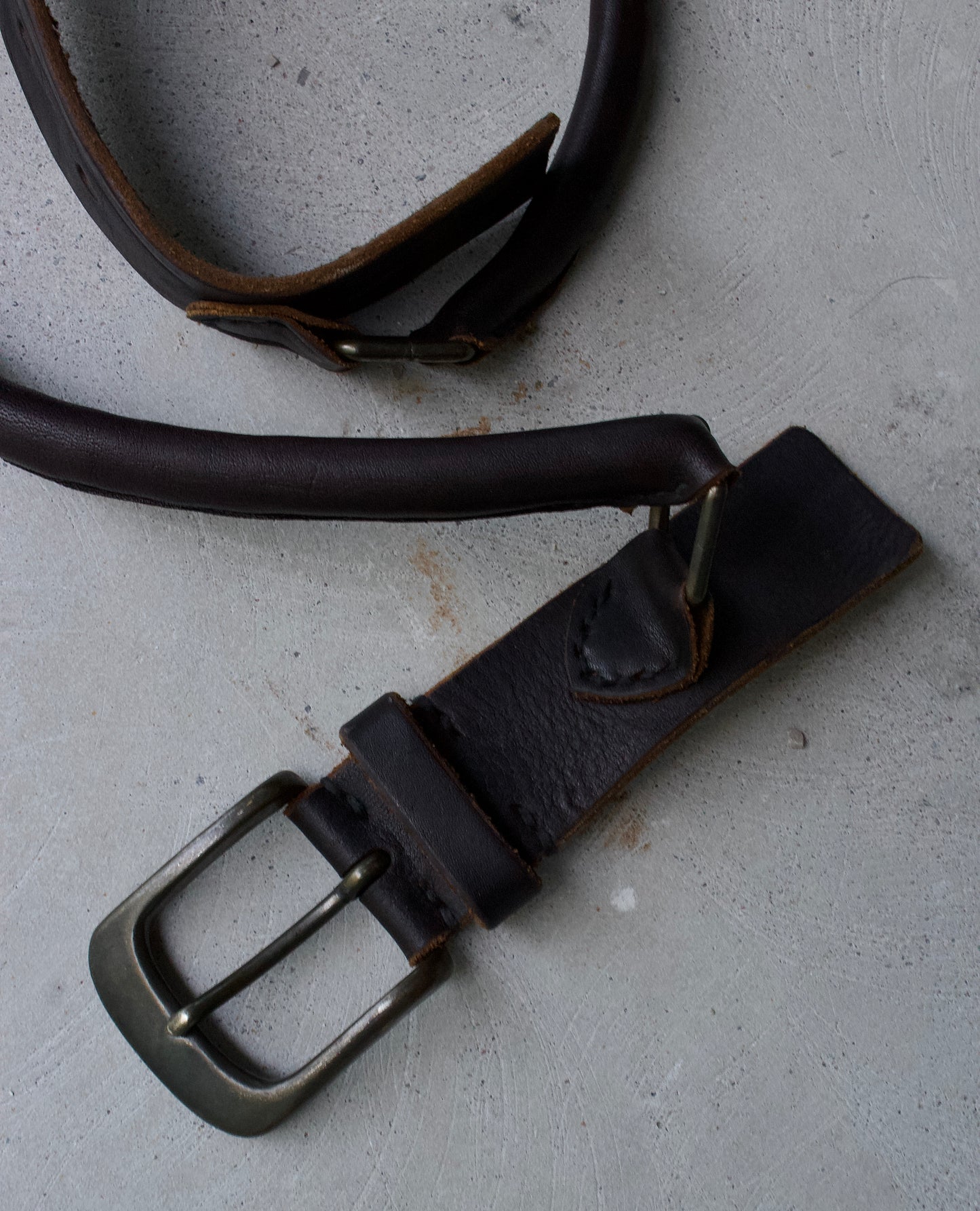 MiharaYasuhiro Early 00s “Bag Handle” Leather Belt
