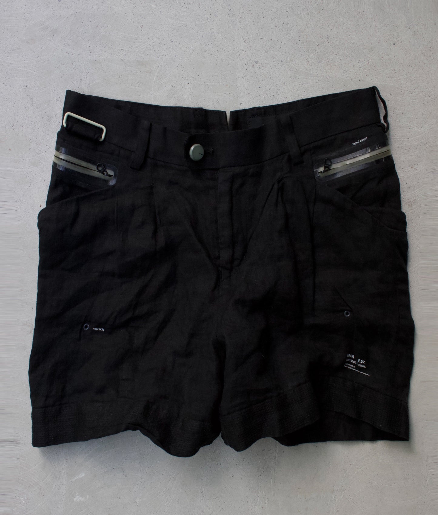 UNDERCOVER SS10 ‘Less but Better’ Tactical Linen Shorts
