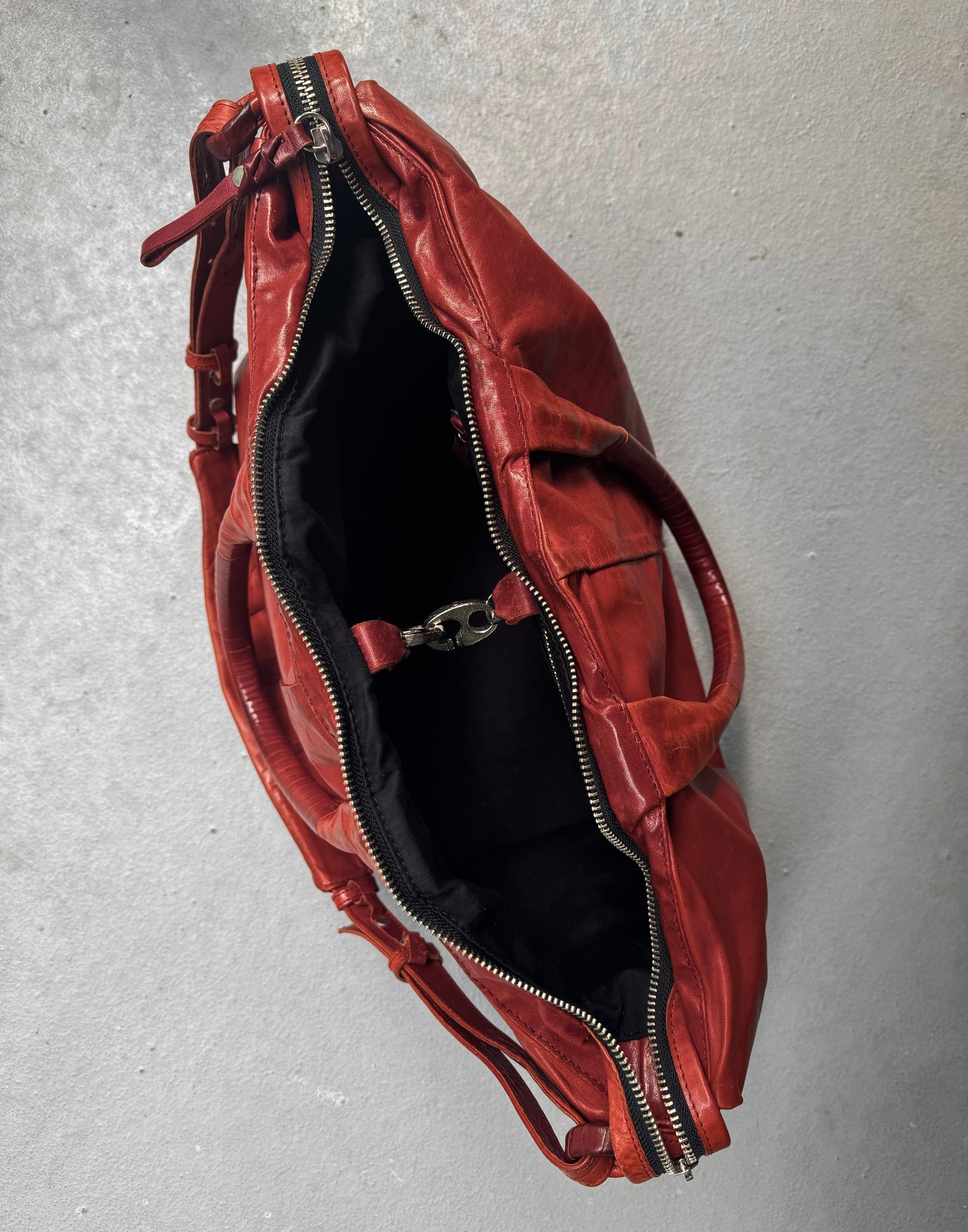 cornelian taurus by daisuke iwanaga ‘Veil Handle’ Horse Leather Bag