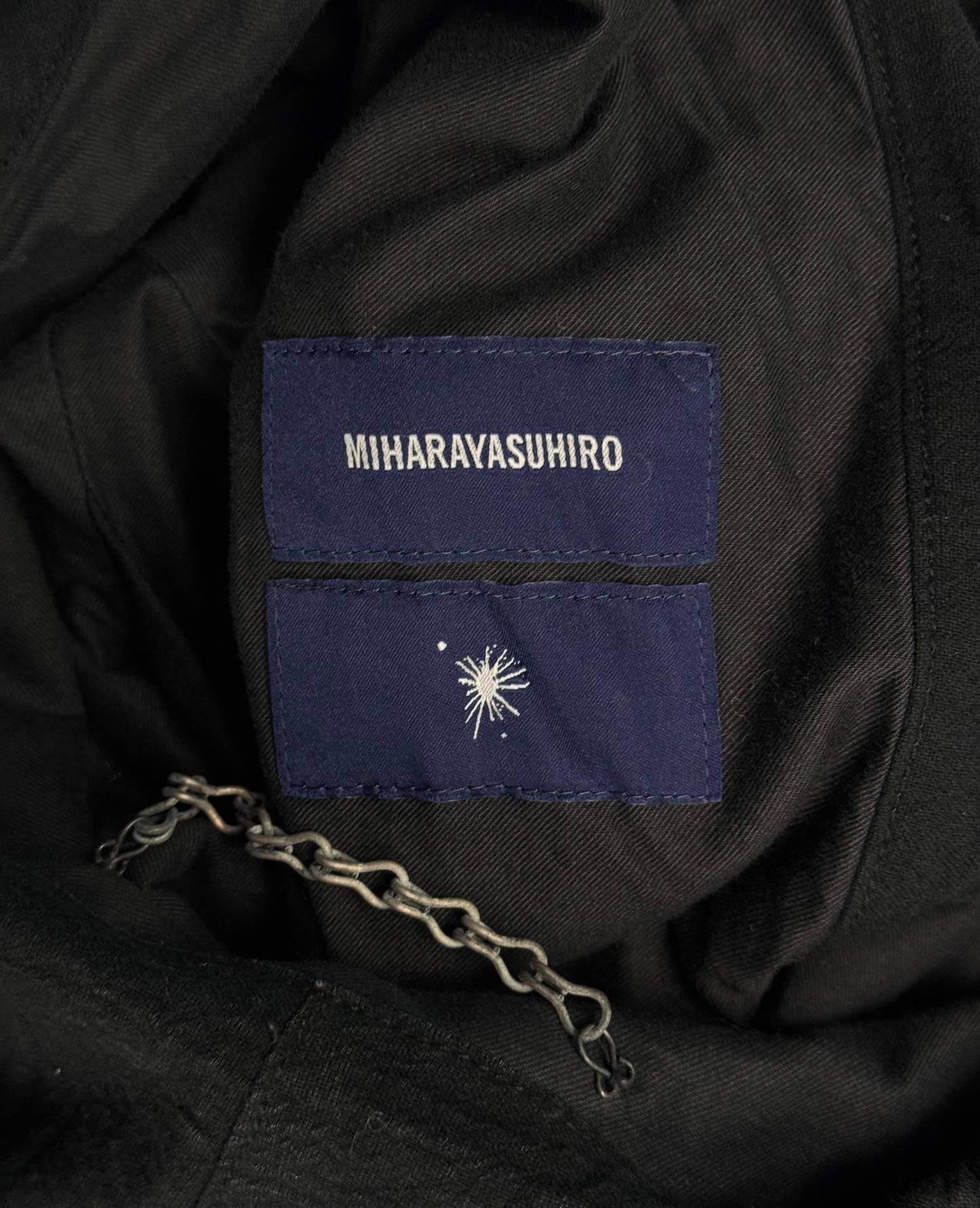 MiharaYasuhiro AW10 Braided Hem Linen Hooded Parka
