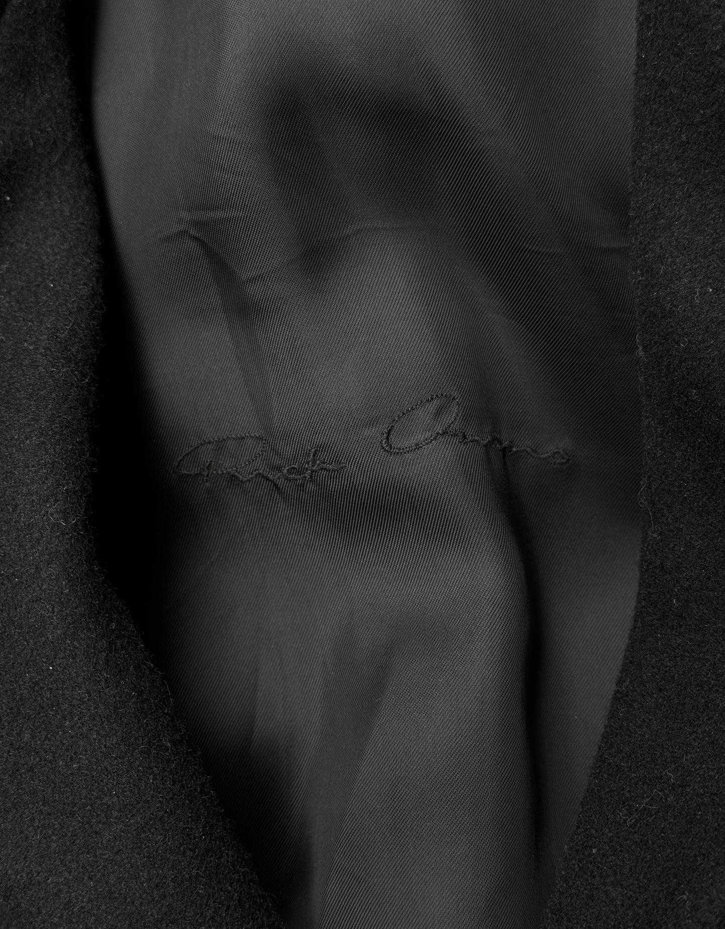 Rick Owens AW22 “STROBE” Heavy Wool ‘Jumbo Tatlin’ Coat