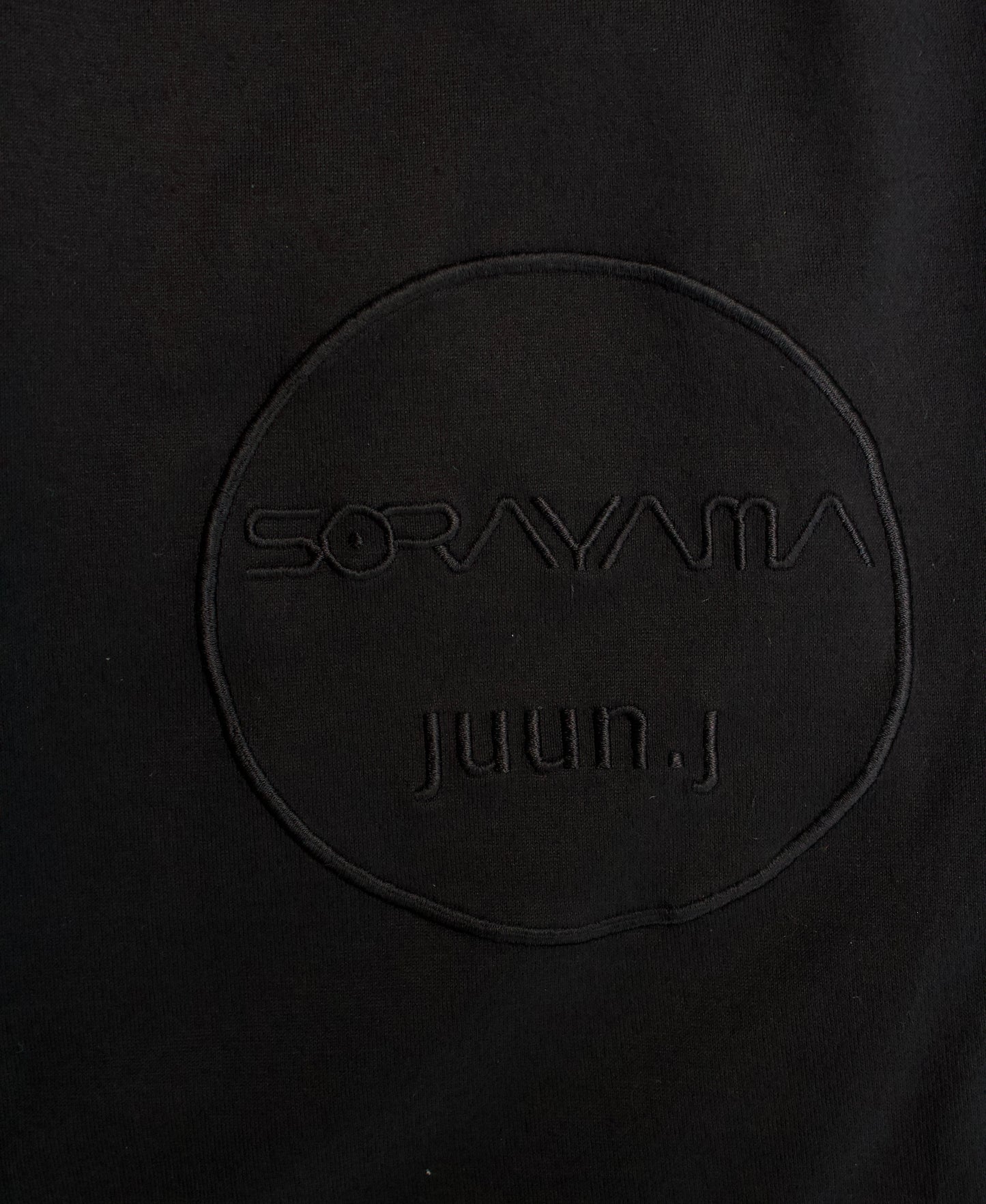 juun.j SORAYAMA x juun.j AW15 “Sexy Robot” Embroidered Logo Graphic T-shirt detail | DRIEW GARMENTS