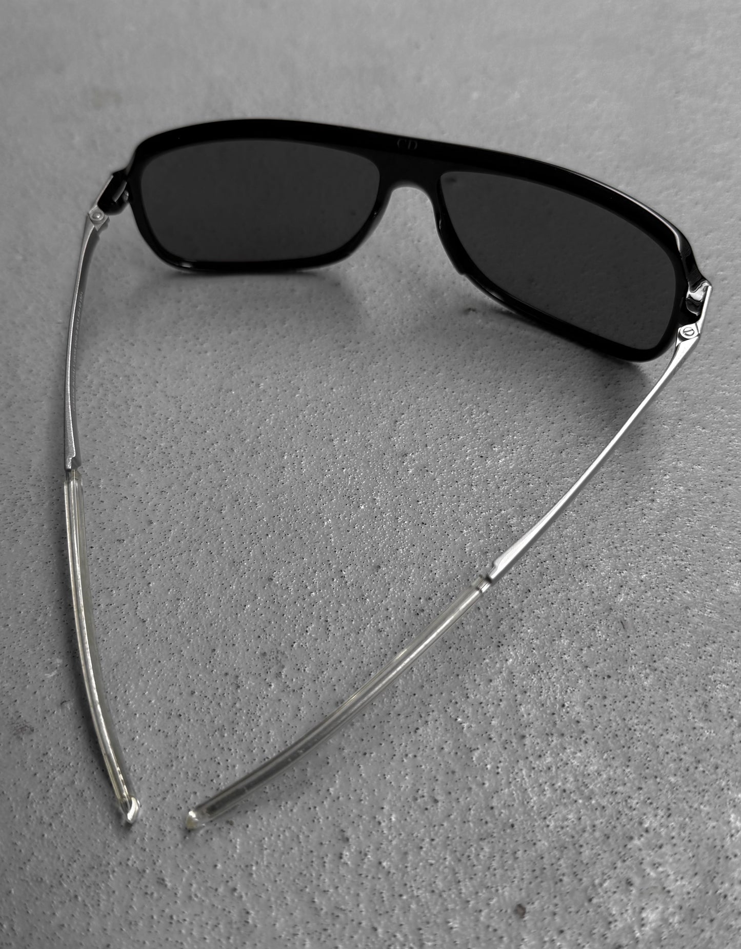 DIOR HOMME by Hedi Slimane AW03 “LUSTER” Silver ‘Black Tie 12/S’ Sunglasses
