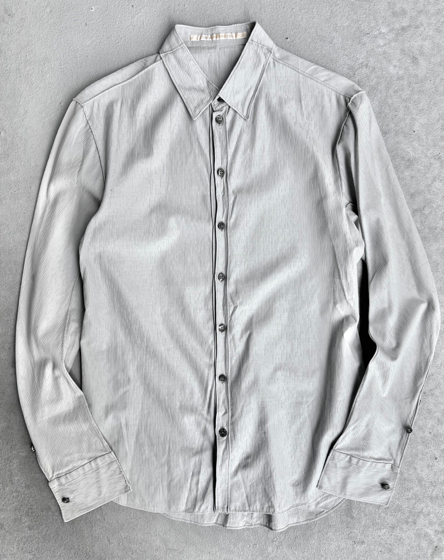 Carol Christian Poell 2010 ‘CM/2615 DELINE/3’ Textured Cotton Button-up Shirt