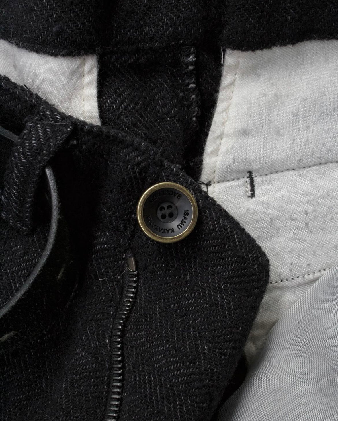 Isamu Katayama “Backlash” AW11 Wool Herringbone Pants