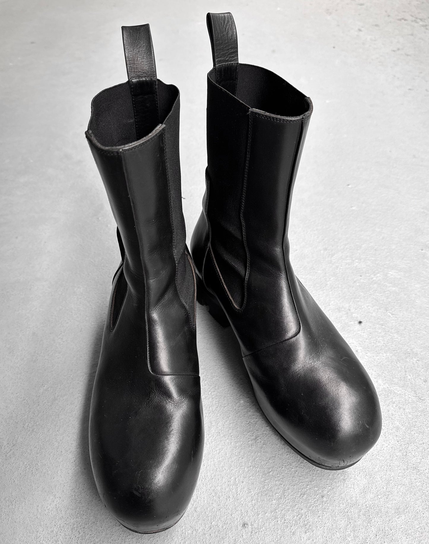 Rick Owens AW20 “PERFORMA” Ballast Beetle Platform Boots