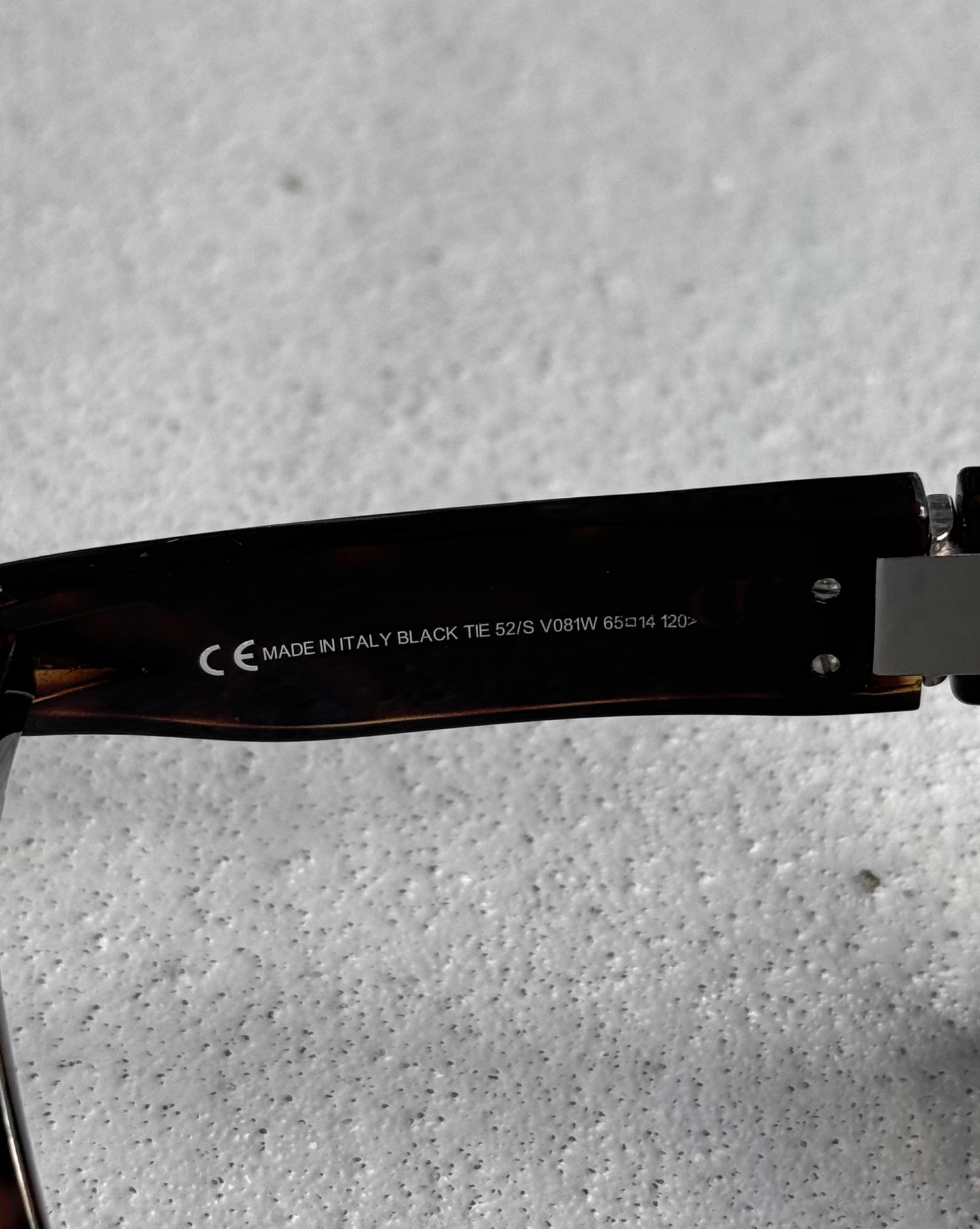 DIOR HOMME Early 00s by Hedi Slimane ‘Black Tie 52/S’ Foldable Sunglasses