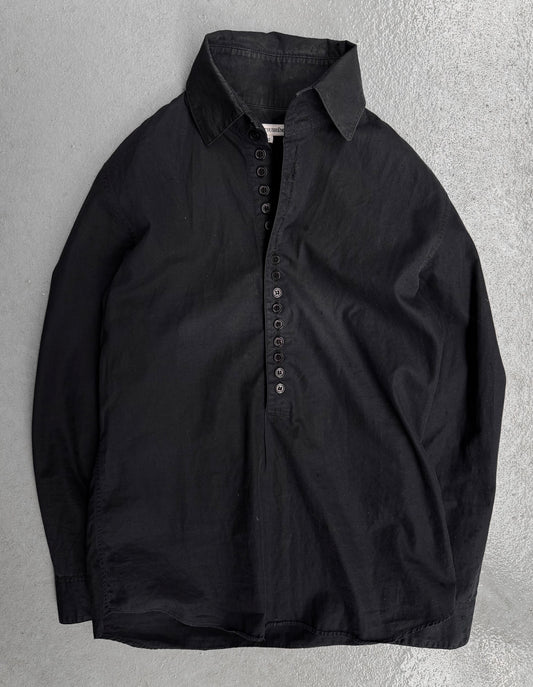 Masakï Matsushïma Late 90s Navy Multi-buttons Dress Shirt