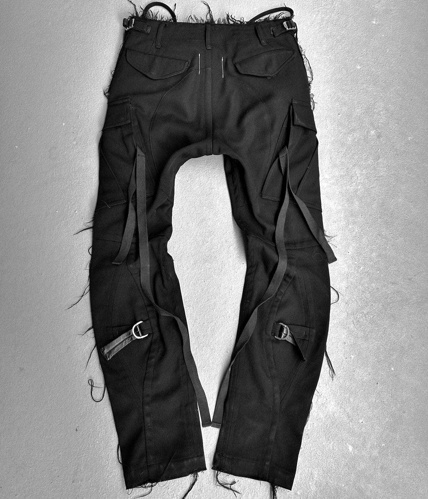 TakahiroMiyashita TheSoloist. AW15 Calf-trimmed Wool Straps Cargo Pants