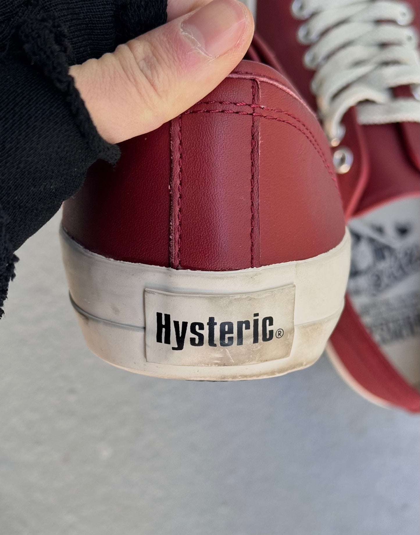 Hysteric Glamour Late 90s Leather ‘Jack Purcell’ Sneakers