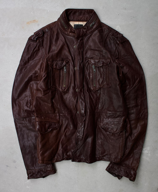 L.H.P AW09 Multi-pockets Sheepskin Leather Jacket