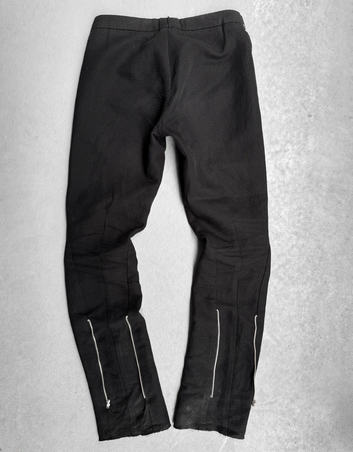 Individual Sentiments AW14-15 Linen-blend Spiral Cut Pants