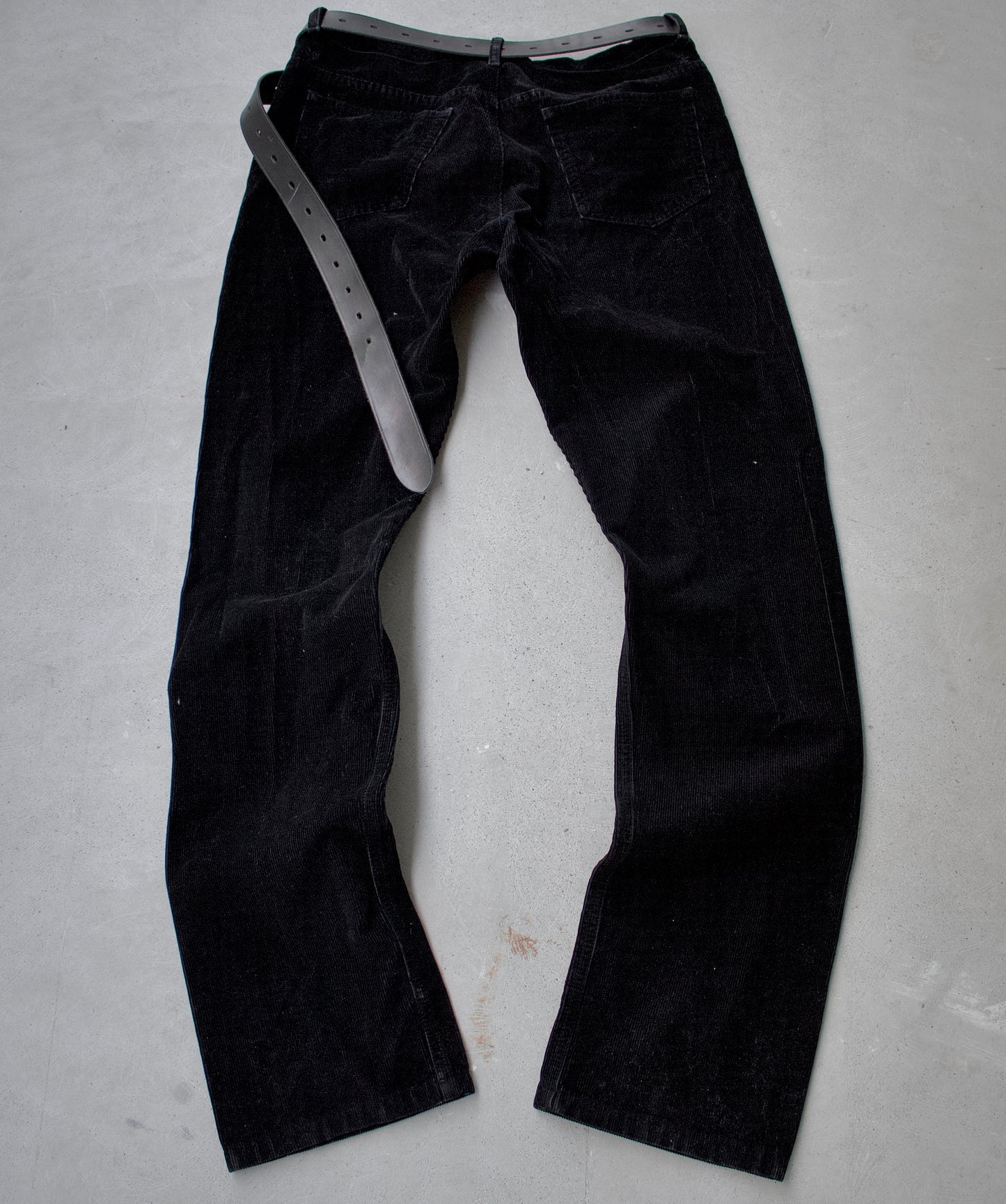 A.P.C Early 00s Velour Corduroy Bootcut Pants
