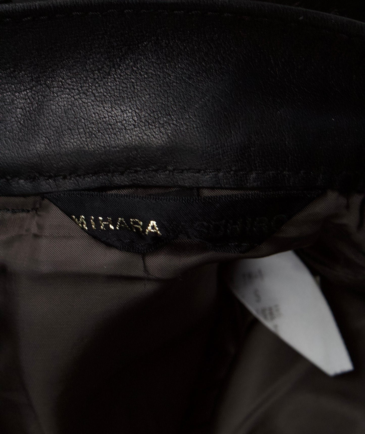 Mihara Yasuhiro Late 90s Horse Leather Rider Pants
