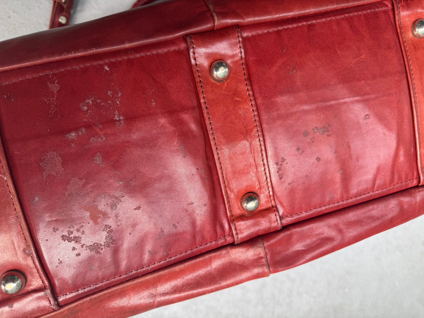 cornelian taurus by daisuke iwanaga ‘Veil Handle’ Horse Leather Bag