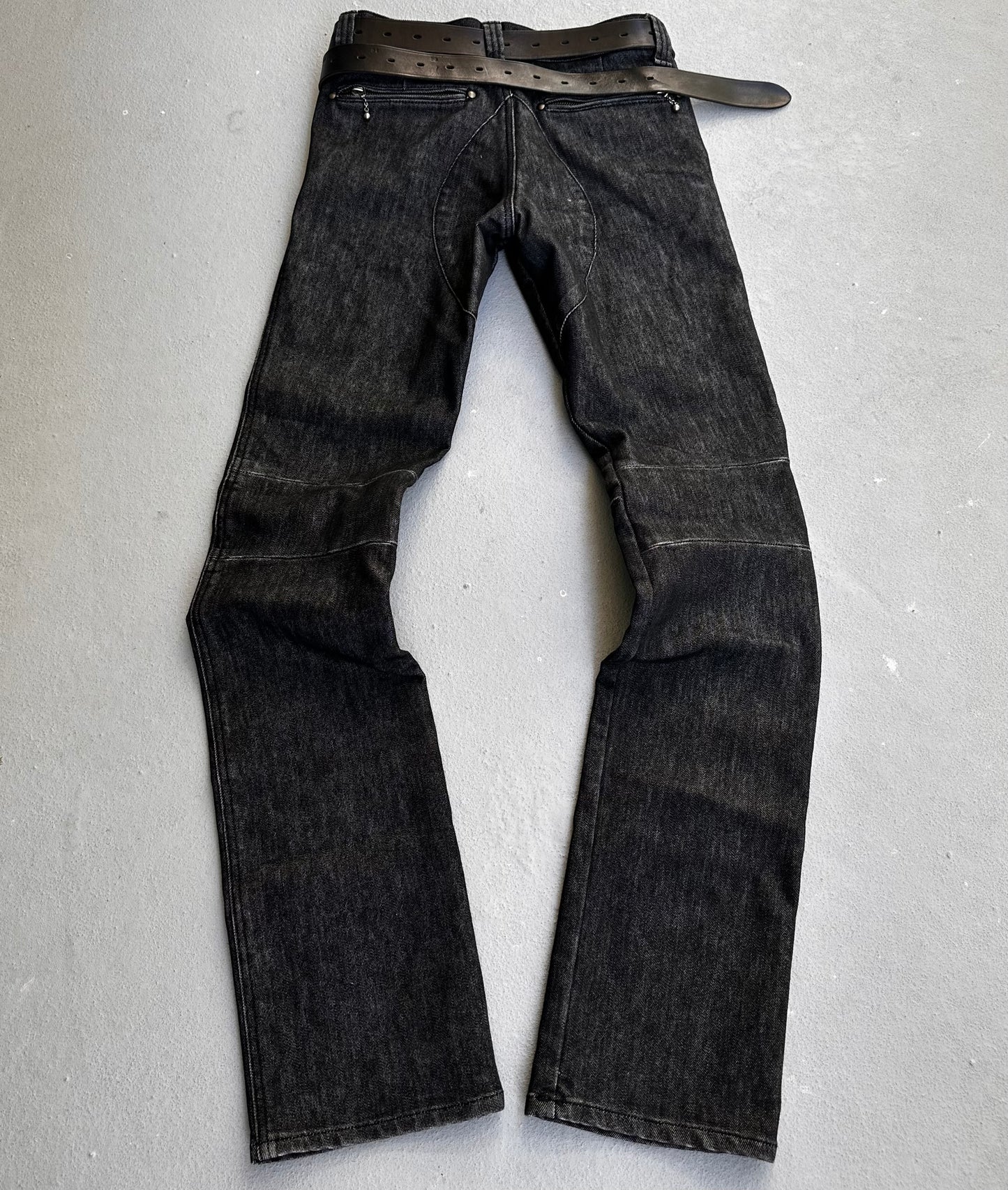 5351 Pour Les Hommes Early 00s Articulated Knee Bootcut Denim