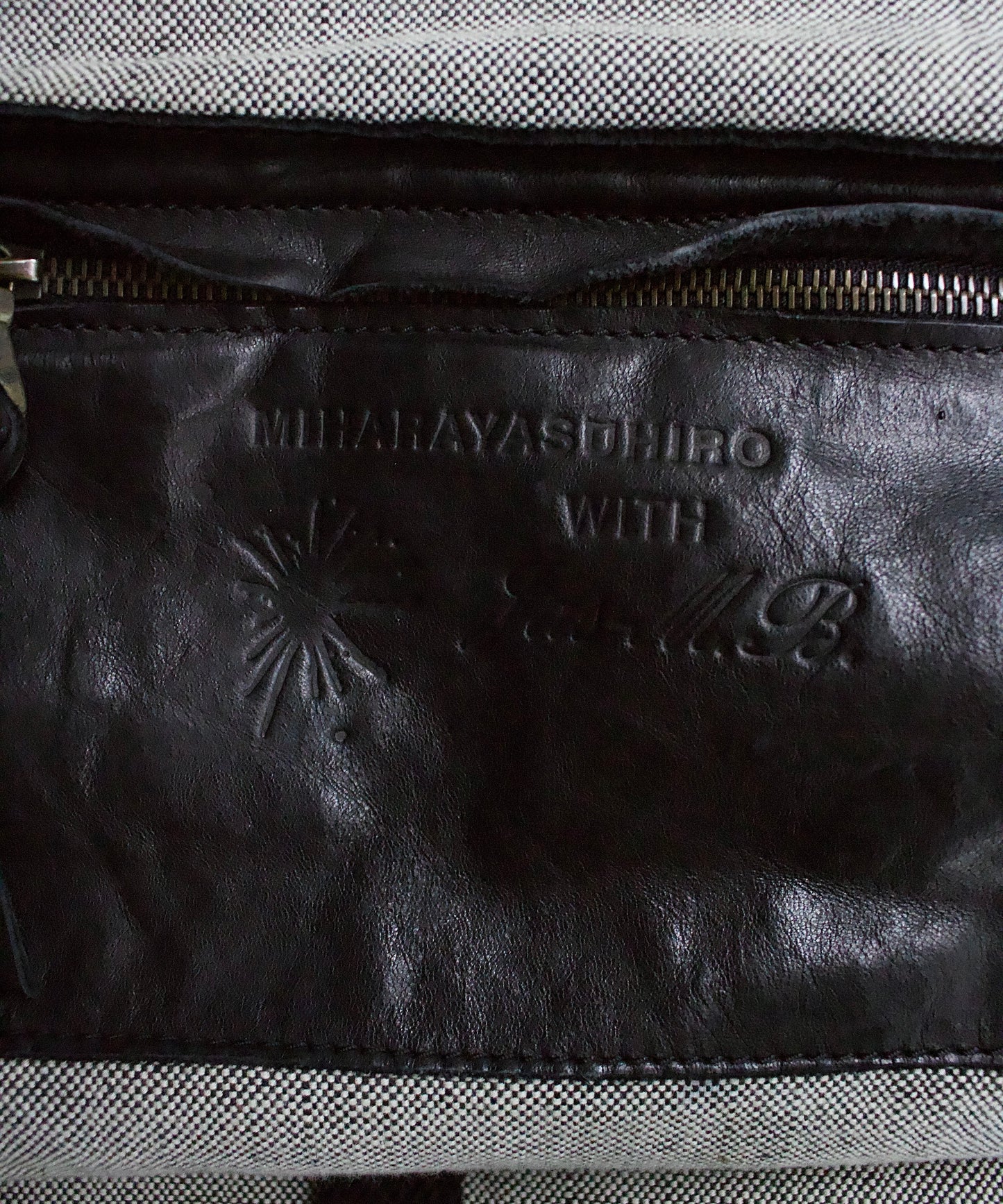 MiharaYasuhiro x Jas M.B SS09 Detachable Double-zip Steerhide Leather “Tank” Handbag