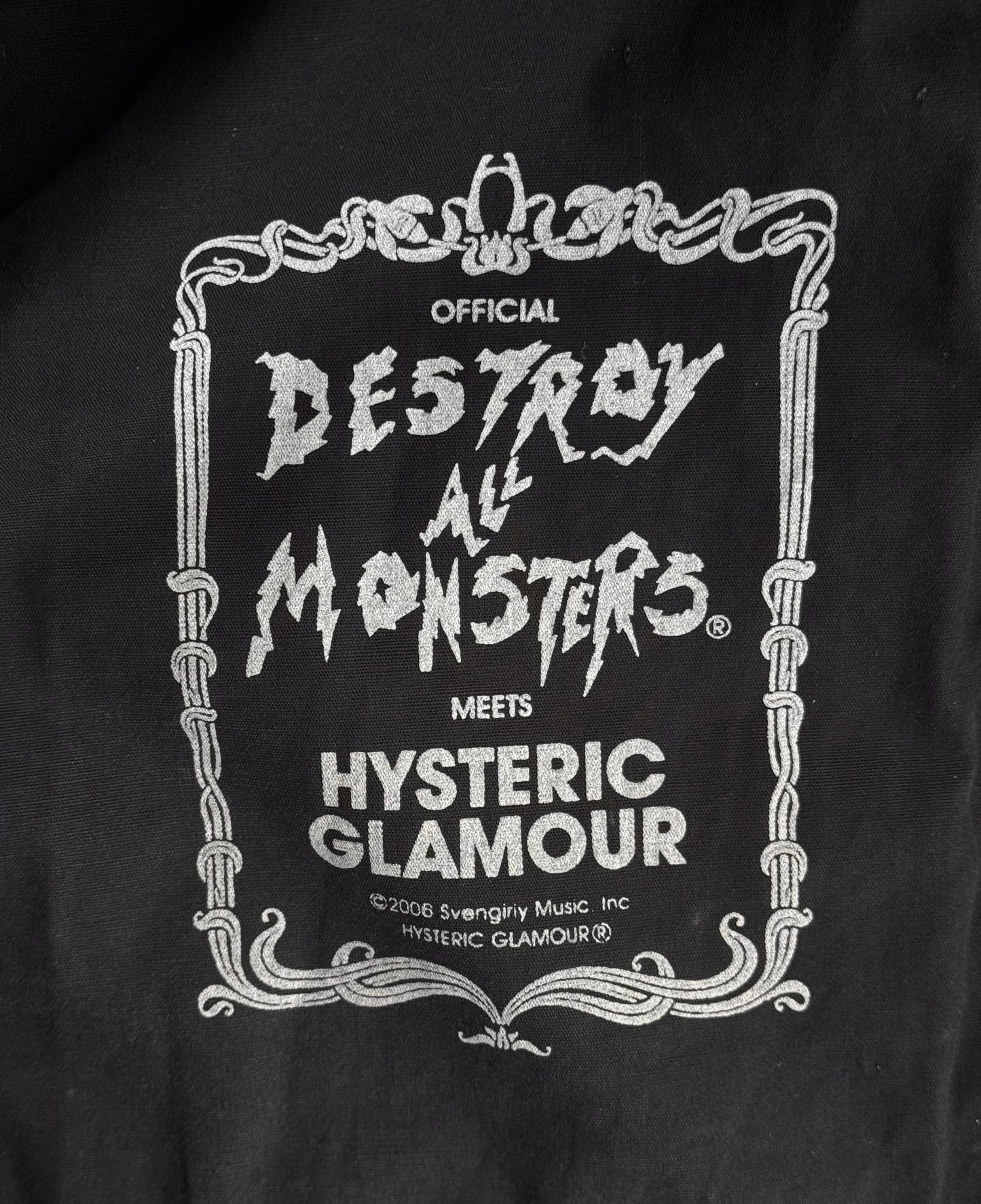 Hysteric Glamour AW06 “Destroy all Monsters” Graphic M-65 Military Cargos Jacket