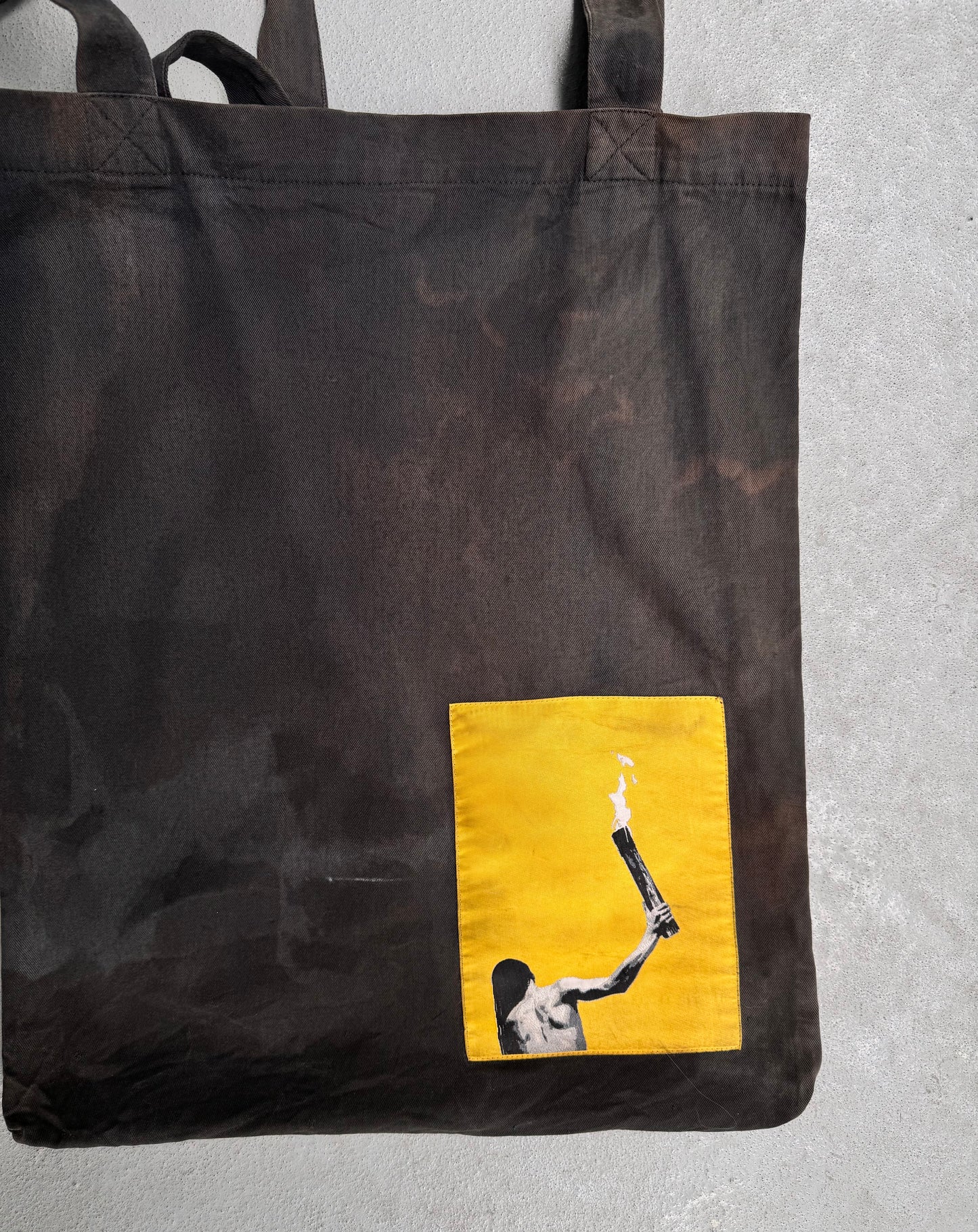 Rick Owens AW16 “MASTODON” Season Exclusive Reversible Patchwork Tote Bag