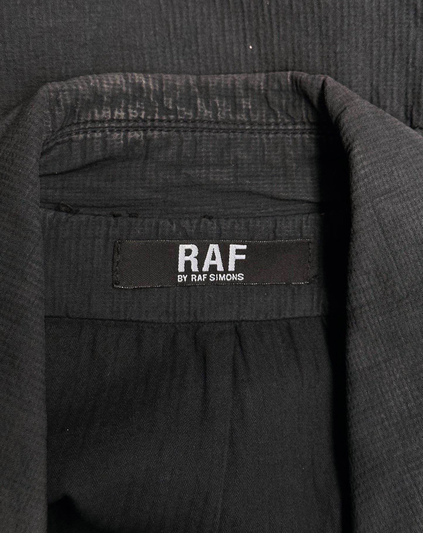RAF by Raf Simons SS06 Faded Seersucker Rider Jacket