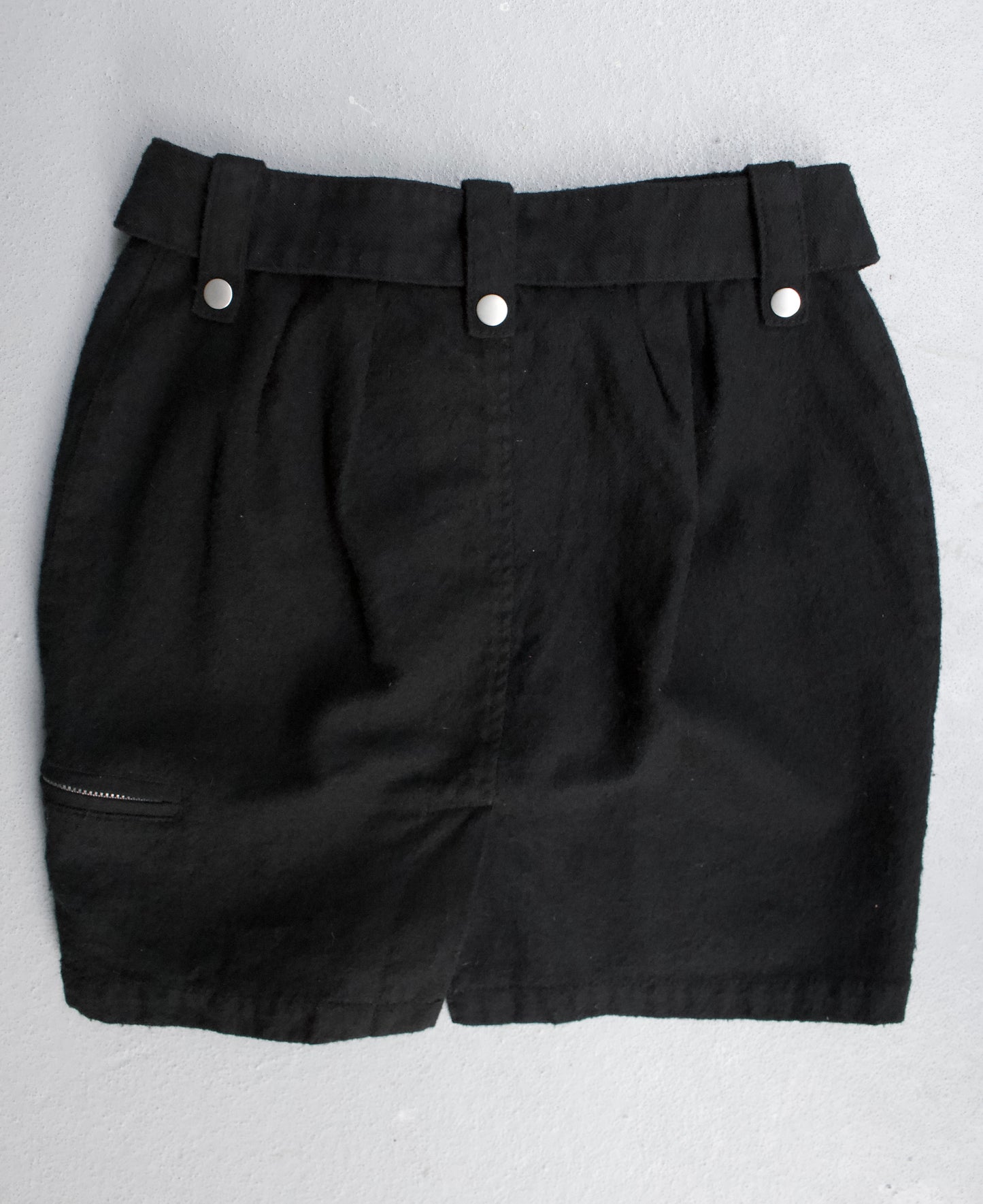 Junya Watanabe AW07 Wool Moto Mini-Skirt
