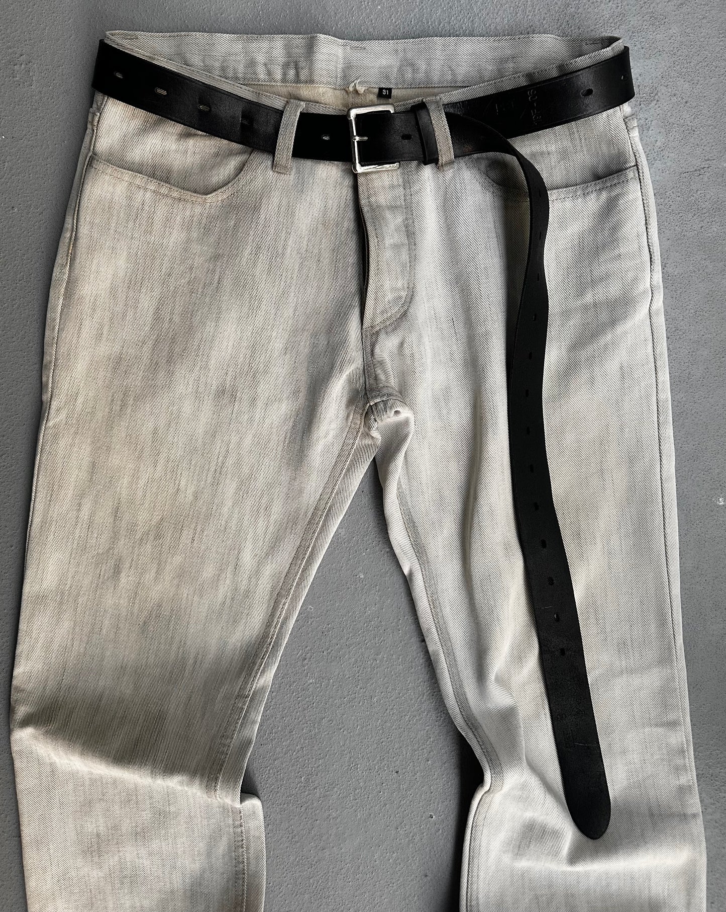 RipVanWinkle Early 00s Bleached Bootcut Denim