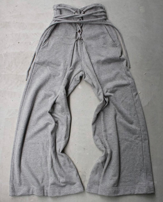 MiharaYasuhiro AW12 Bondage Pleated Wide Leg Sweat Pants