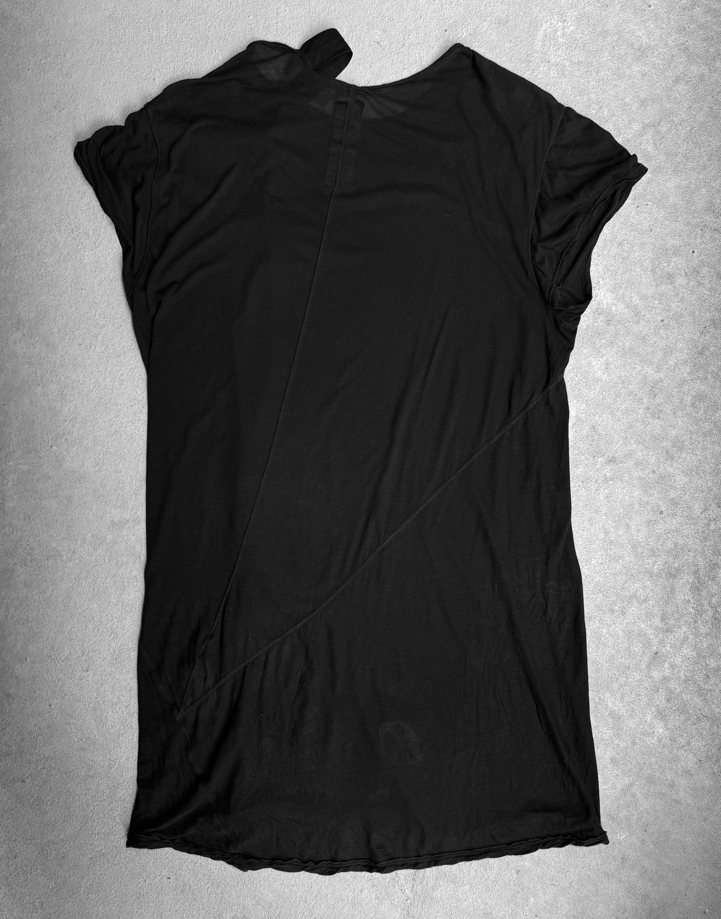 Rick Owens DRKSHDW AW08 “STAG” Black Sheer Level T-shirt