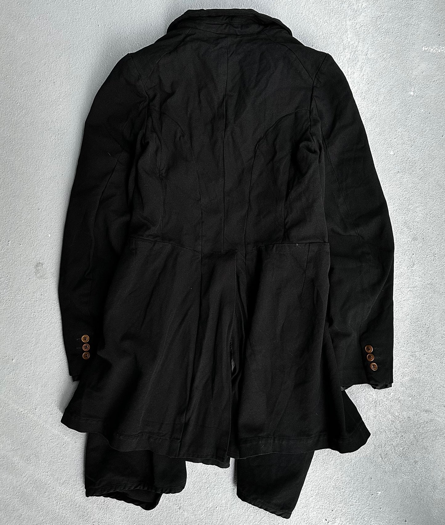 COMME des GARÇONS SS10 Black Shrunken Coat