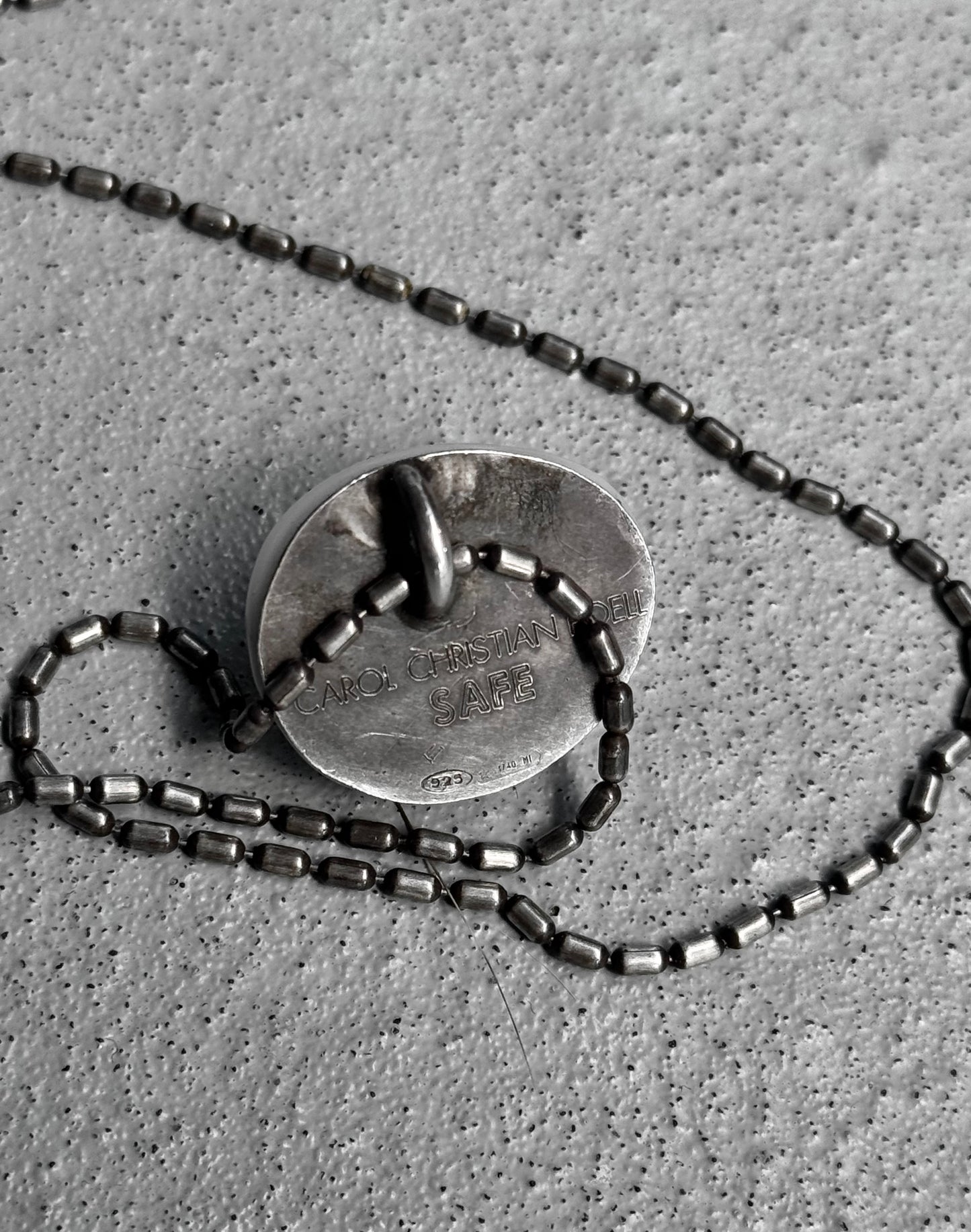 Carol Christian Poell ‘MM/2149’ Prosthetic Eye Silver Chain Necklace
