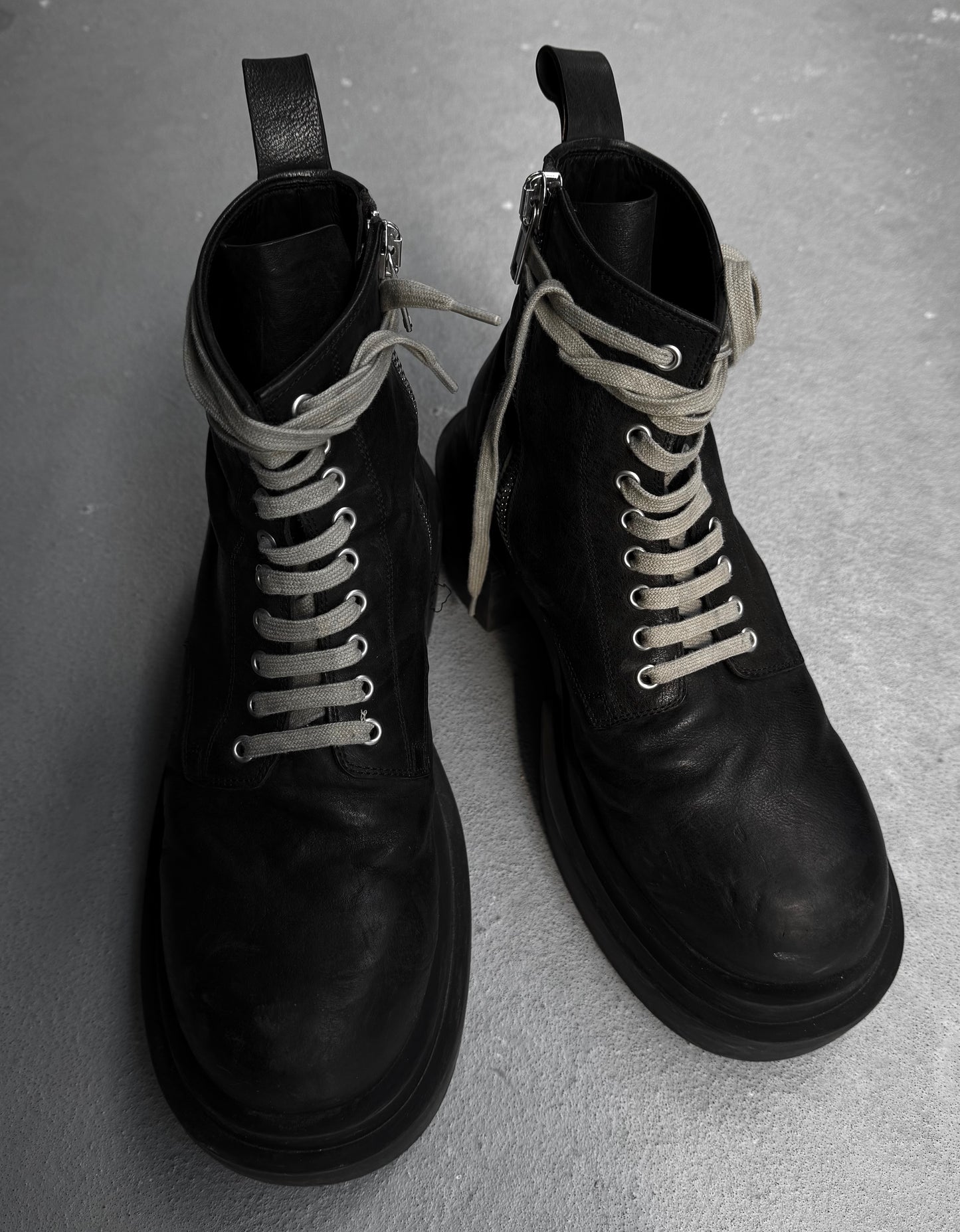 Rick Owens SS24 "LIDO" Low Army Bogun Boots