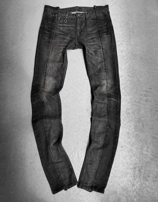 *SAMPLE* MiharaYasuhiro AW07 Reconstructed Hybrid Skinny Denim