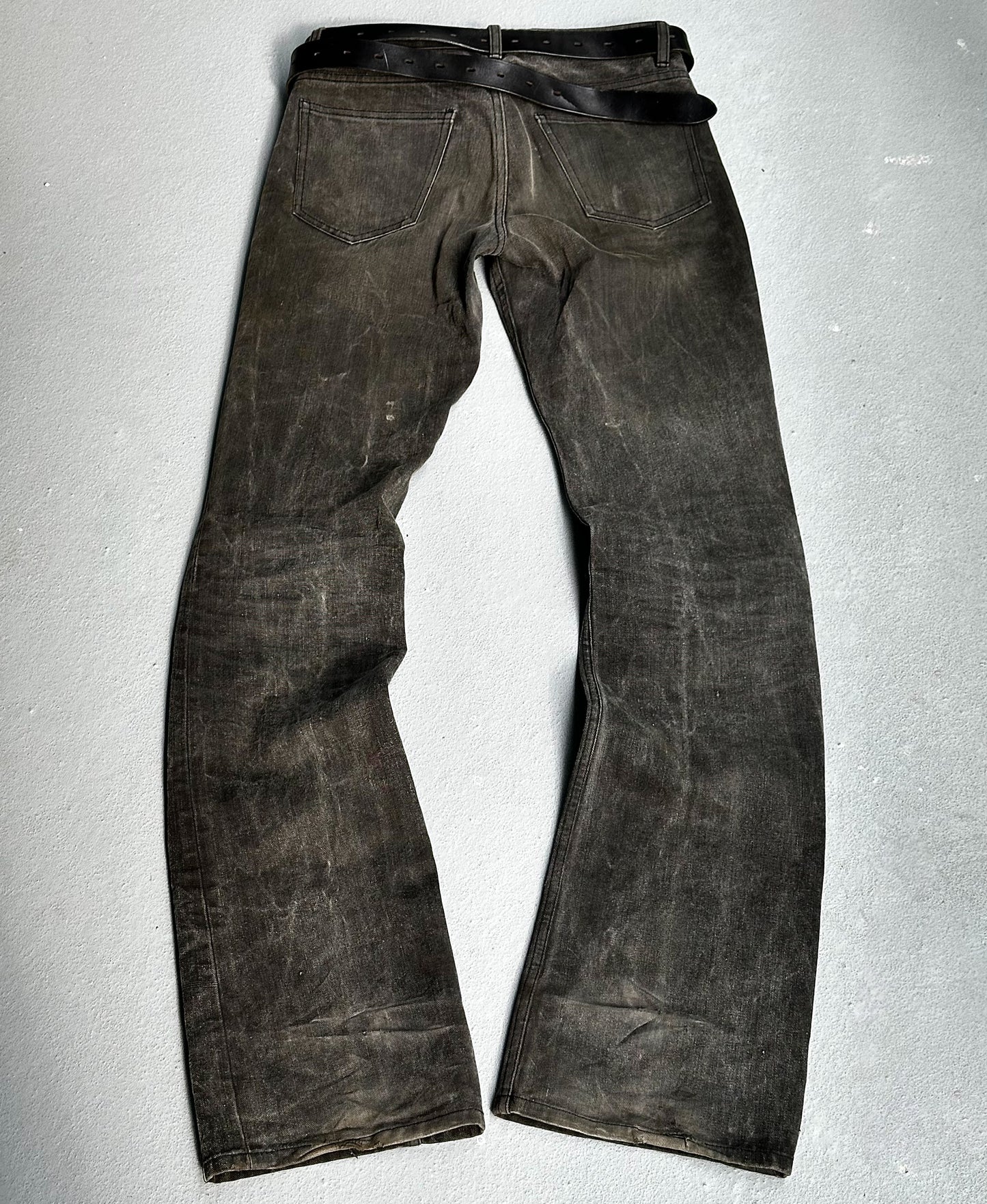 RipVanWinkle Early 00s Stonewash Grey Bootcut Denim