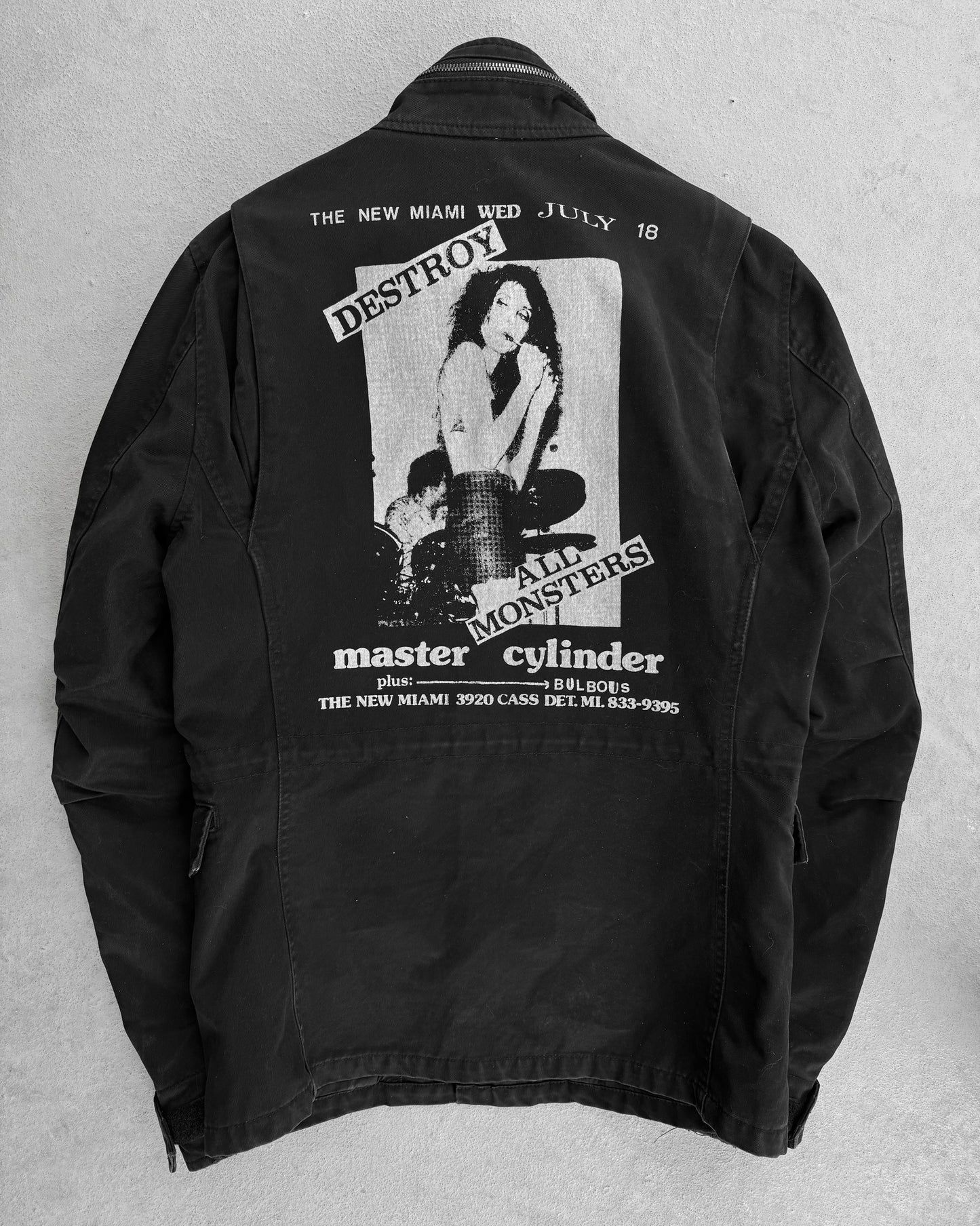 Hysteric Glamour AW06 “Destroy all Monsters” Graphic M-65 Military Cargos Jacket