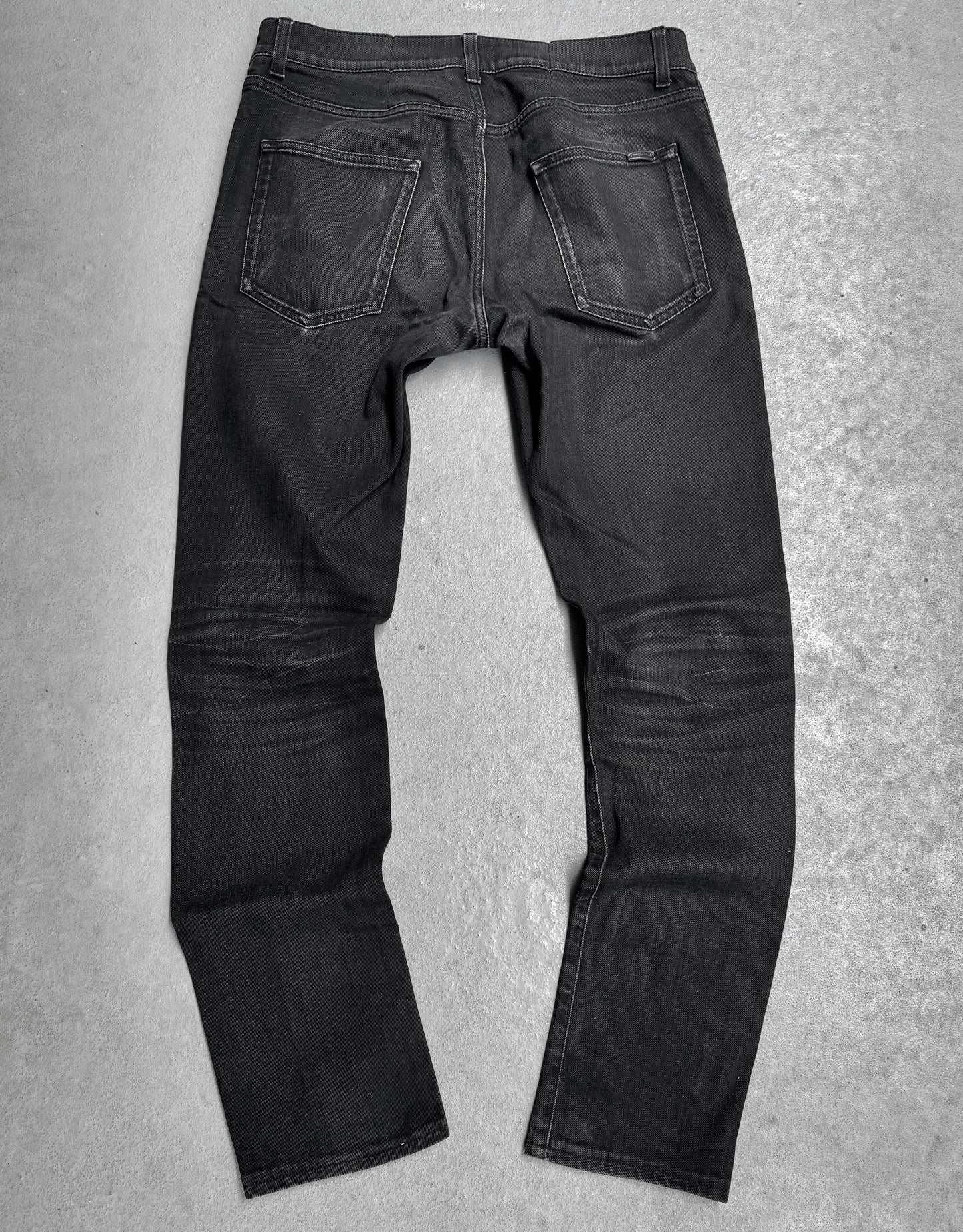 Saint Laurent Paris SS21 ‘D02’ Washed Grey Skinny Denim