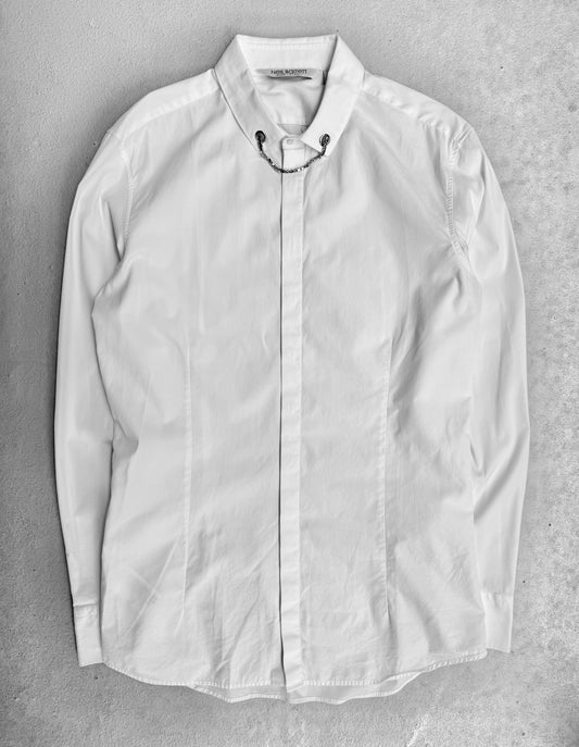 Neil Barrett Early 00s Chain Collar Button-up Shirt