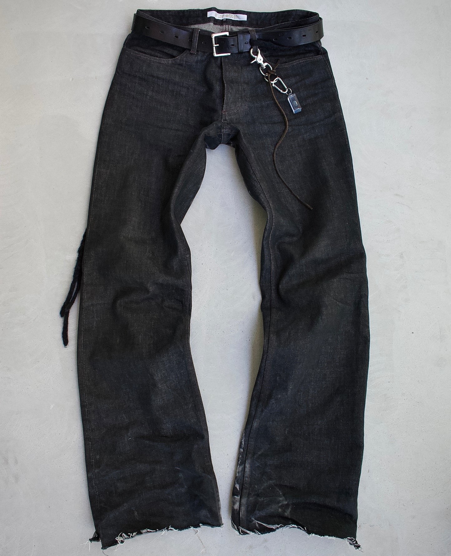 RipVanWinkle 00s Raw Wide Bootcut Denim