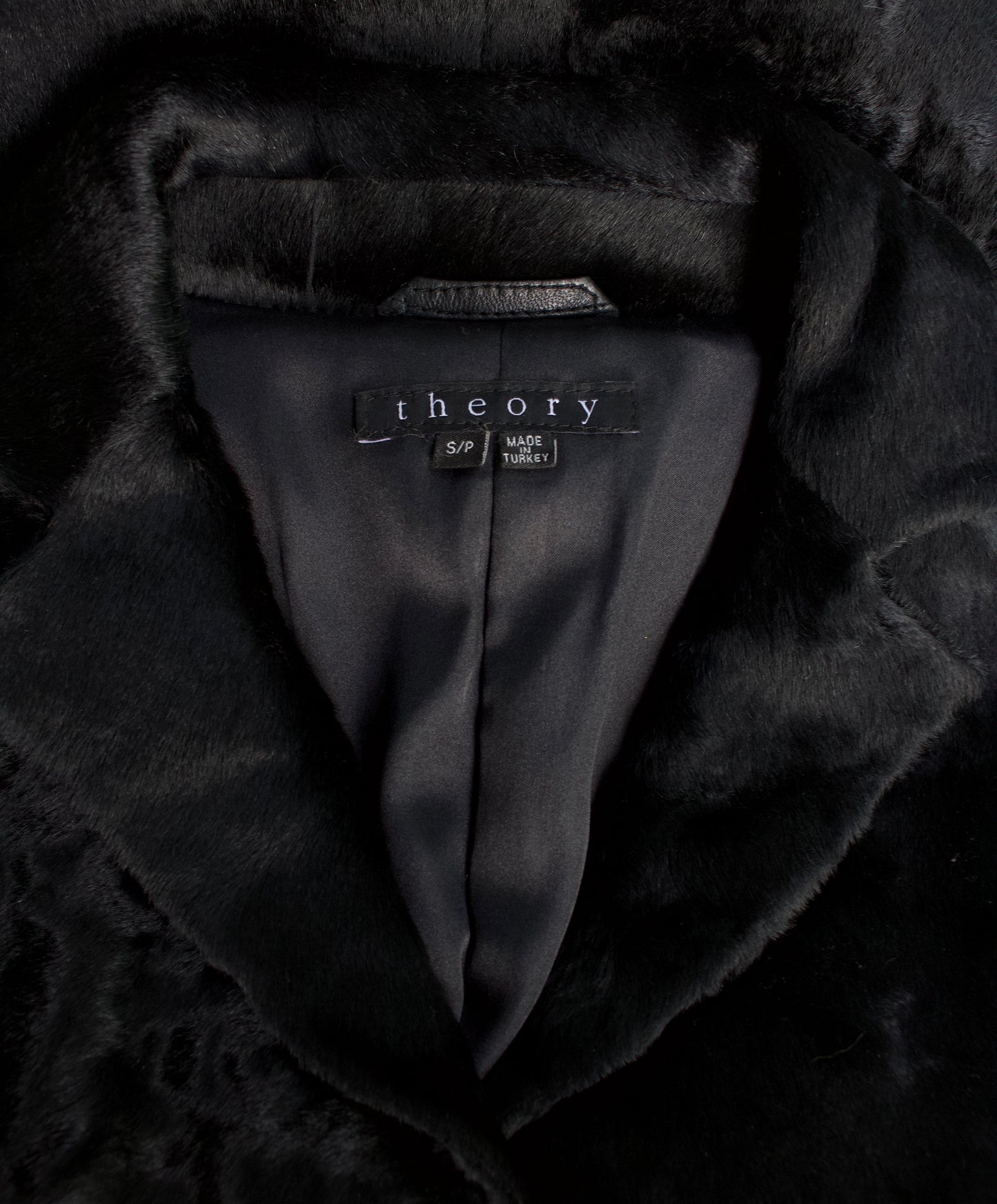 Theory Early 00s Goat Fur Coat
