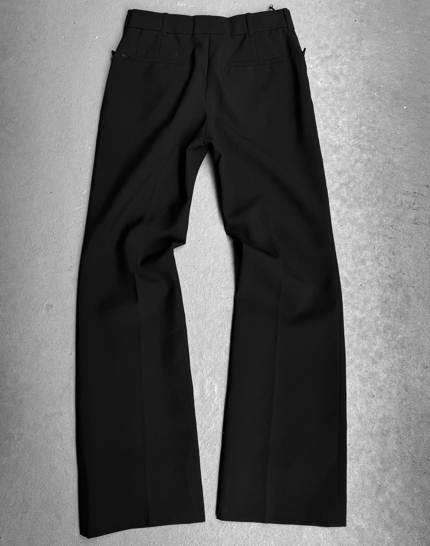 Saint Laurent Paris AW18 Wool Wide-leg Trousers