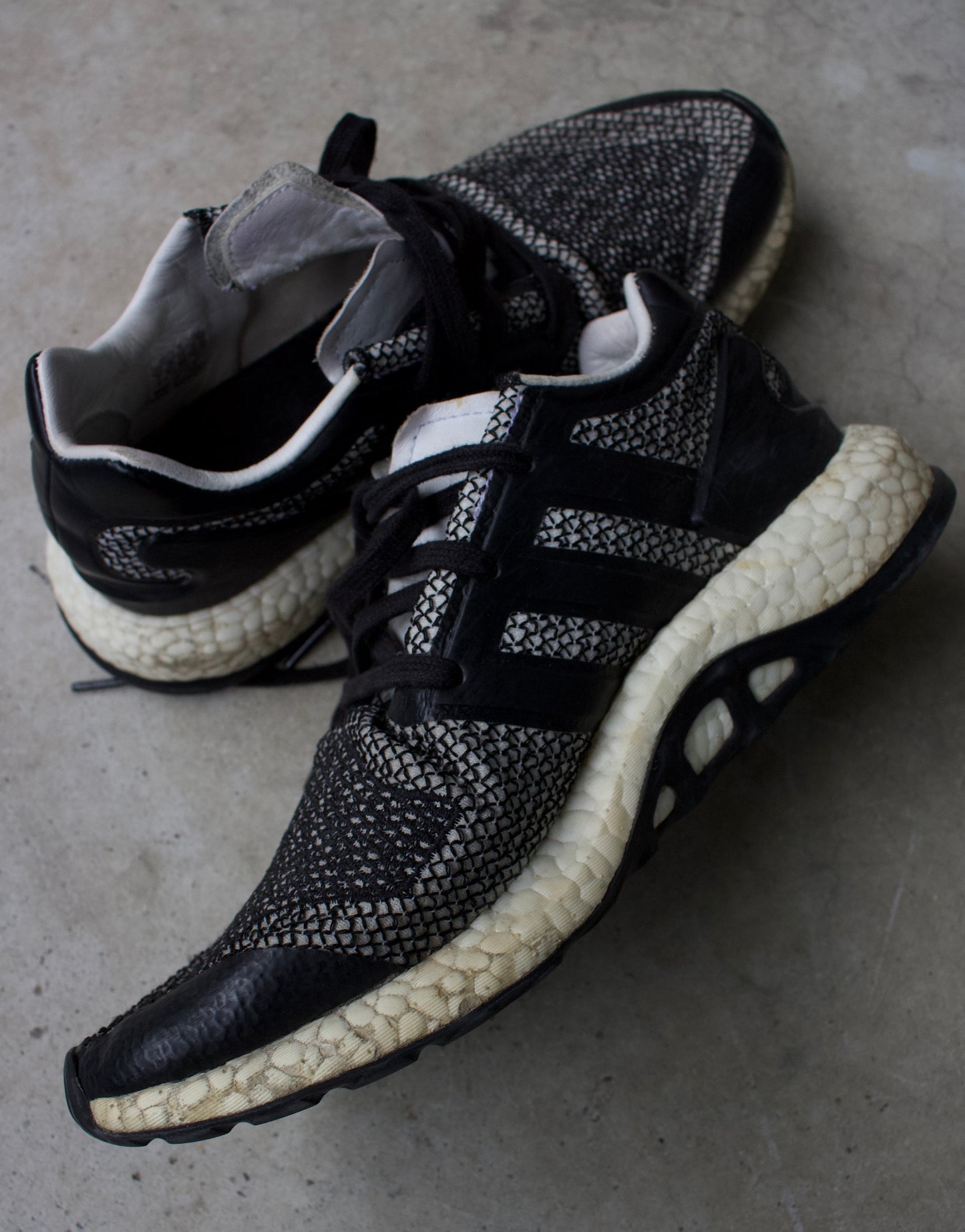 Y-3 by Yohji Yamamoto x Adidas Woven Boost Runner Sneakers