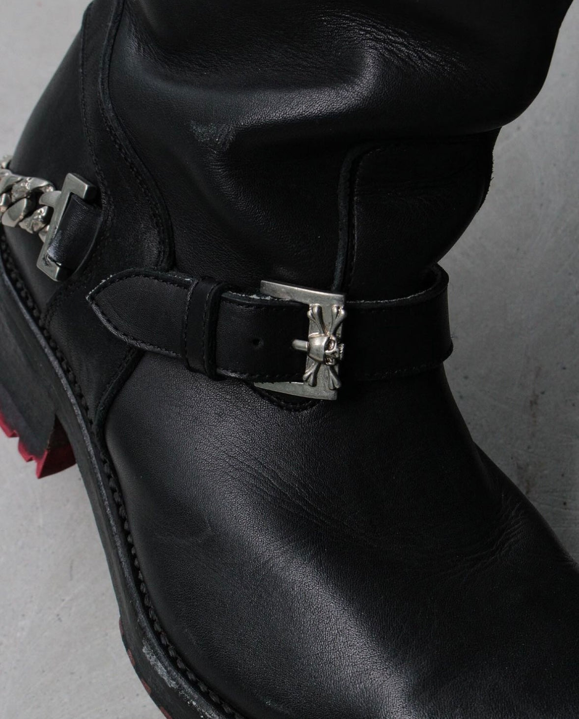 Hiromu Katahara ROEN Early 00s Cuban Chain Cowboy Boots
