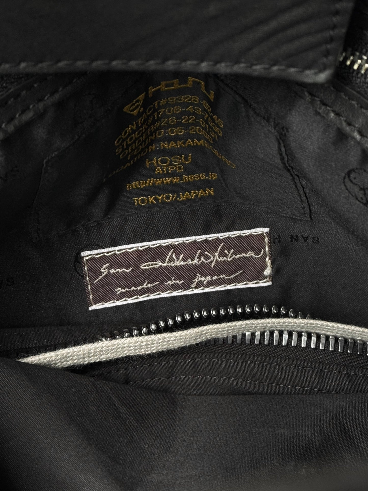 SAN Hideaki Mihara x HOSU. ADPT Early 00s ‘Birkin’ Mock-up Leather Handbag
